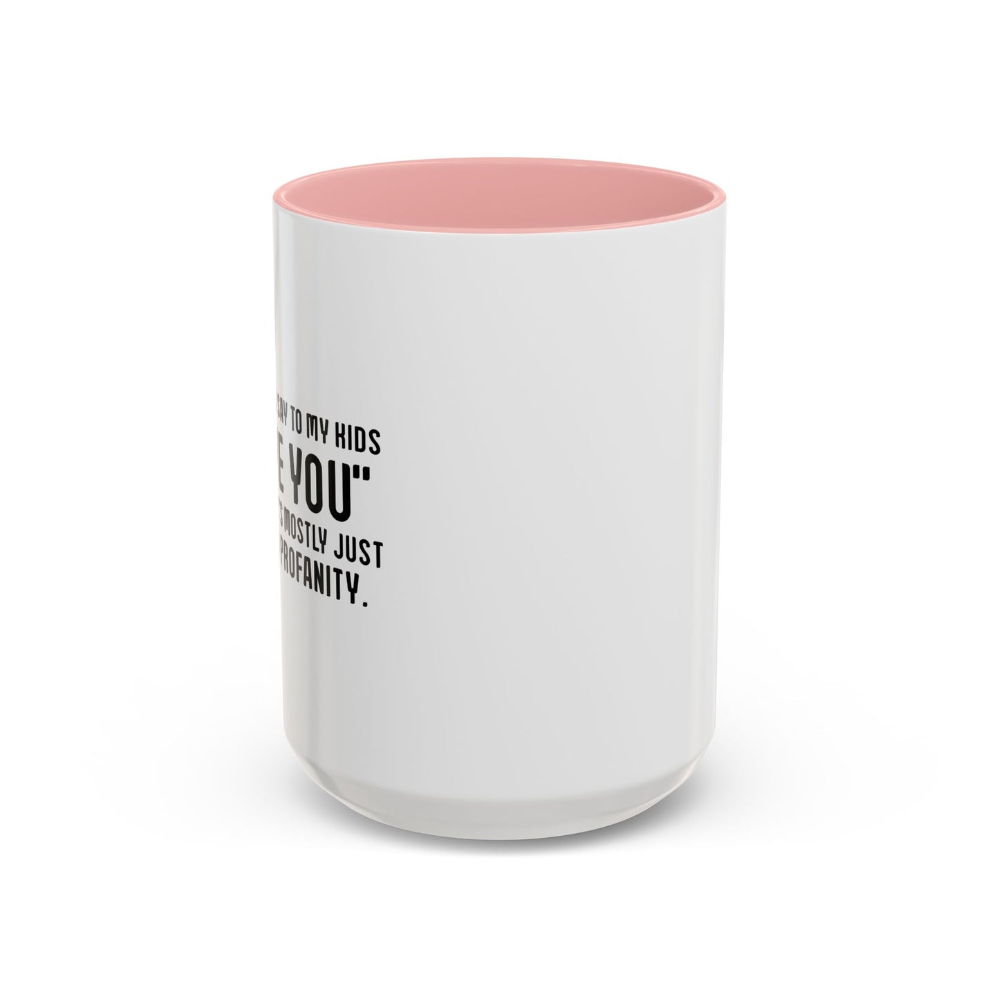 MUTTERED PROFANITY Accent BiColor Funny Sarcastic Mug