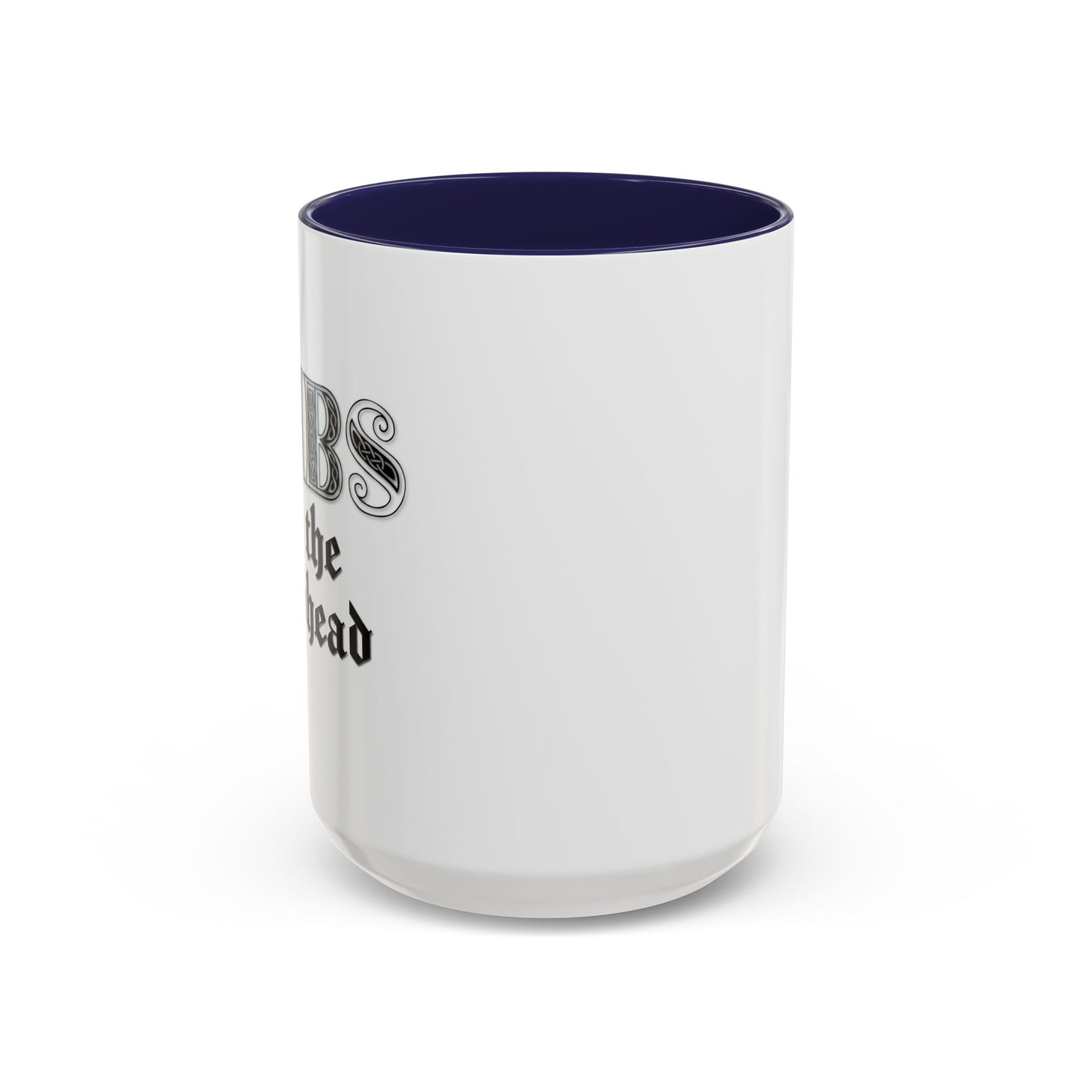 DIBS ON THE REDHEAD Accent BiColor Funny Sarcastic Mug