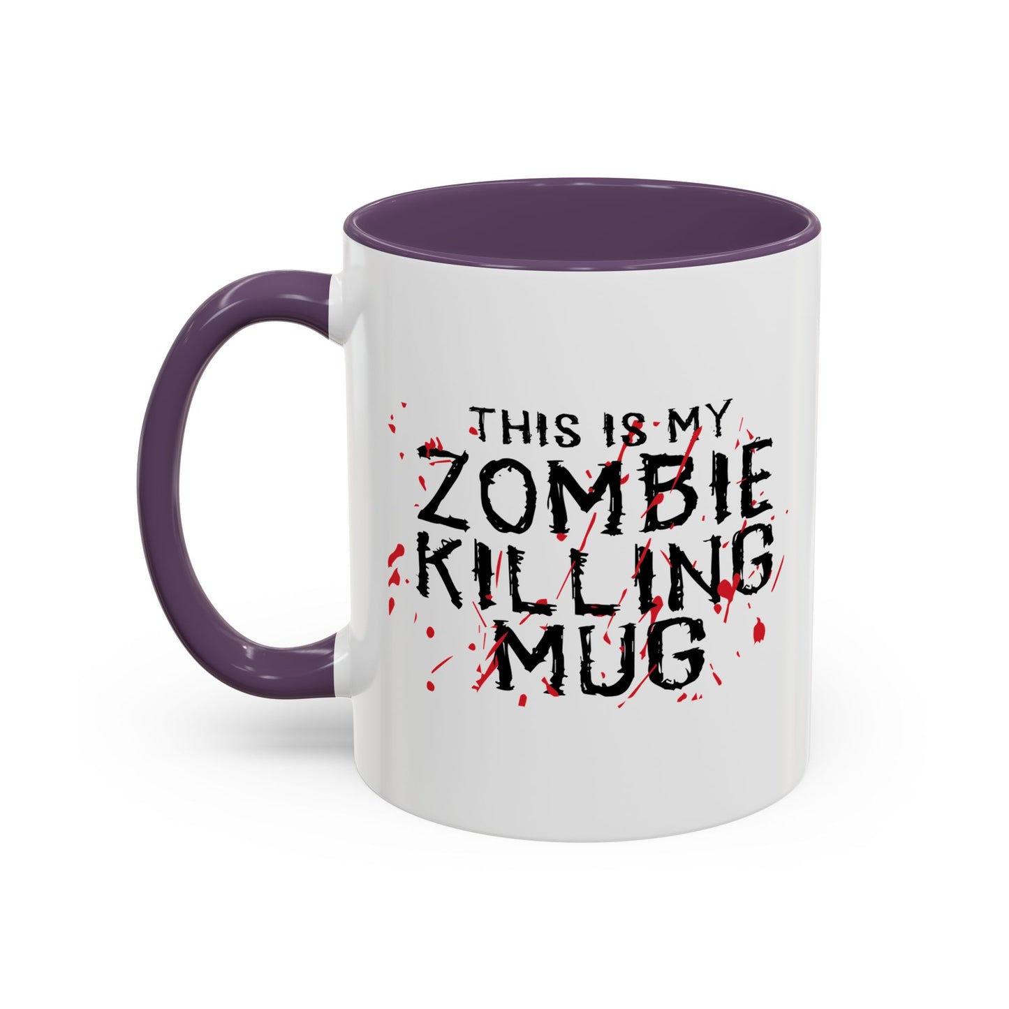 THIS IS MY ZOMBIE KILLING Accent BiColor Mug