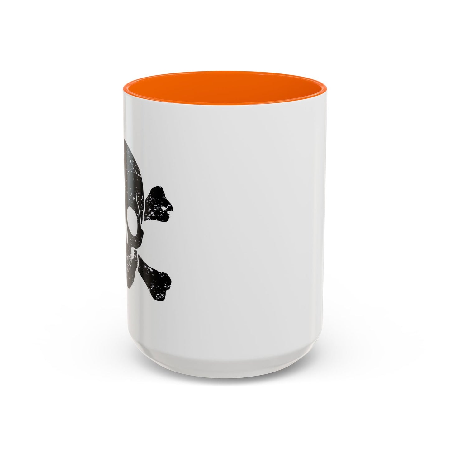 SKULL HEAD BONES Accent BiColor Funny Sarcastic Mug