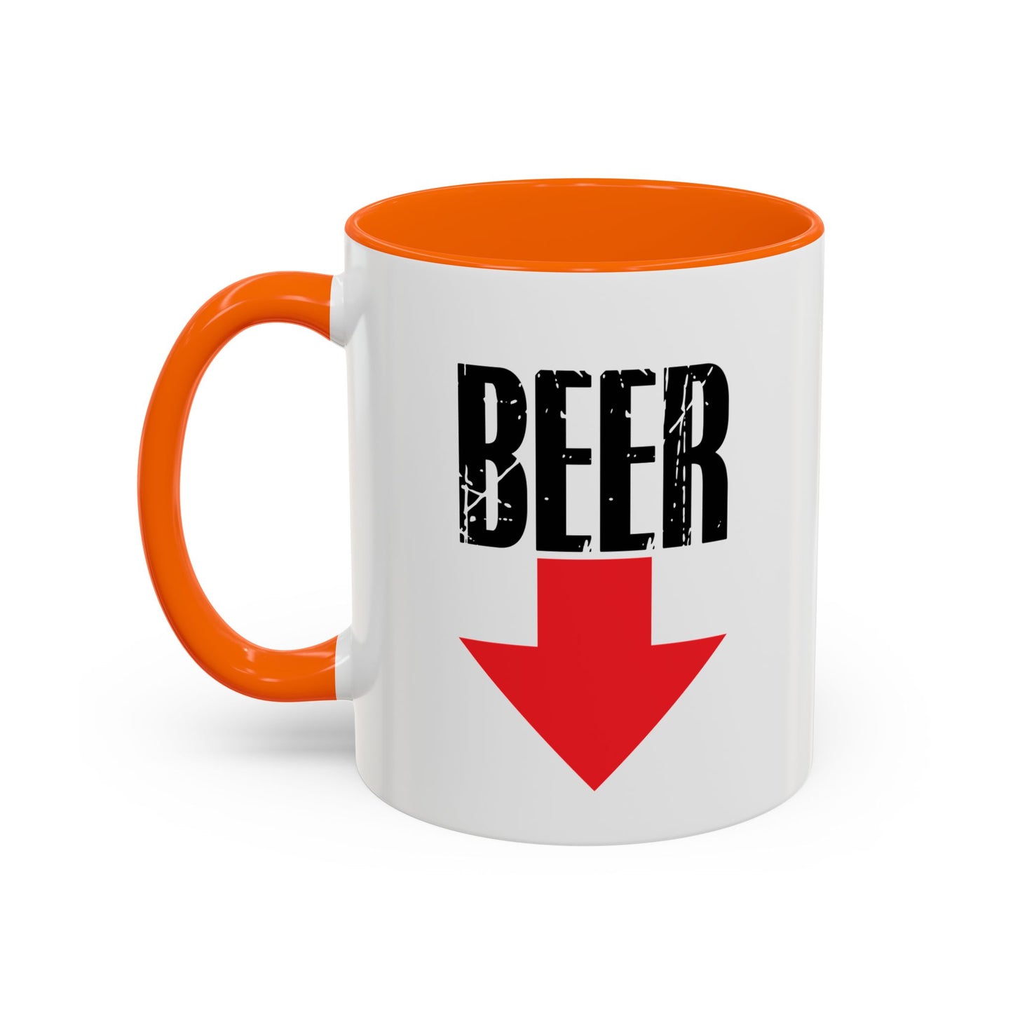 BEER Accent BiColor Funny Sarcastic Mug