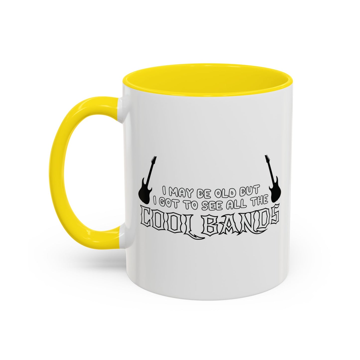 I MAY BE OLD Accent BiColor Funny Sarcastic Mug