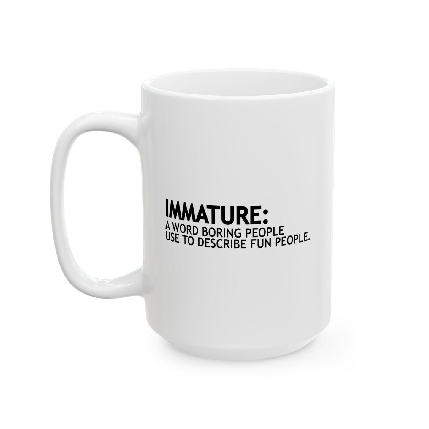 DESCRIBE FUN PEOPLE FUNNY SARCASTIC MUG