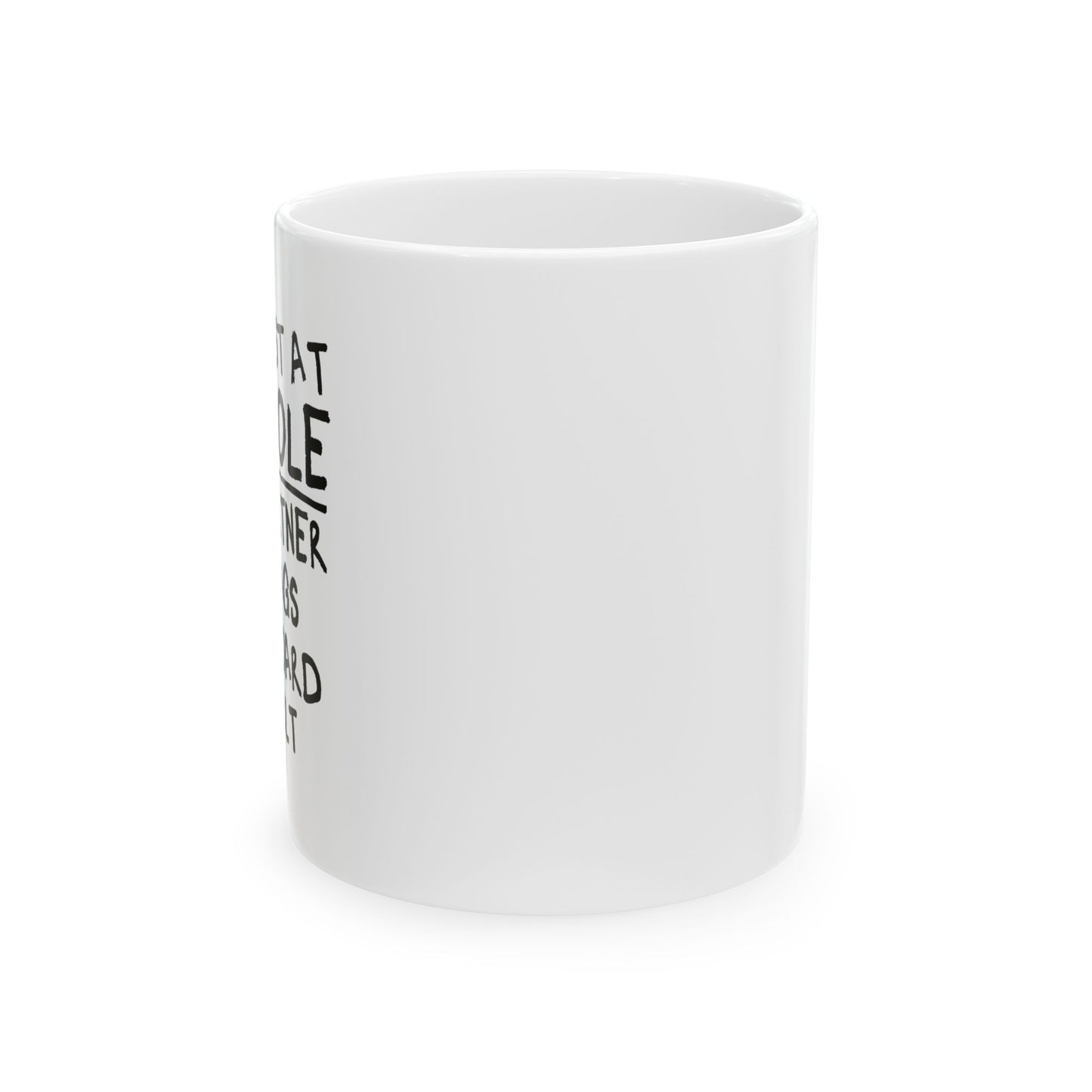 WHY I LOST AT CORNHOLE FUNNY SARCASTIC WHITE MUG