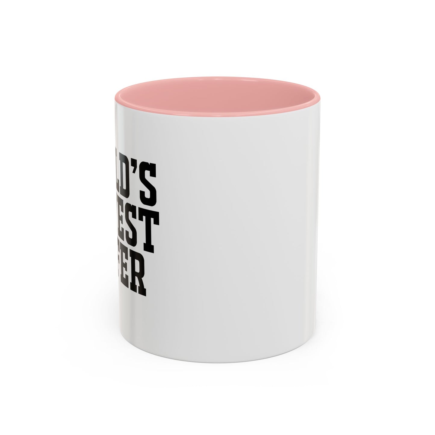 WORLD'S OKAYEST GOLFER Accent BiColor Funny Sarcastic Mug