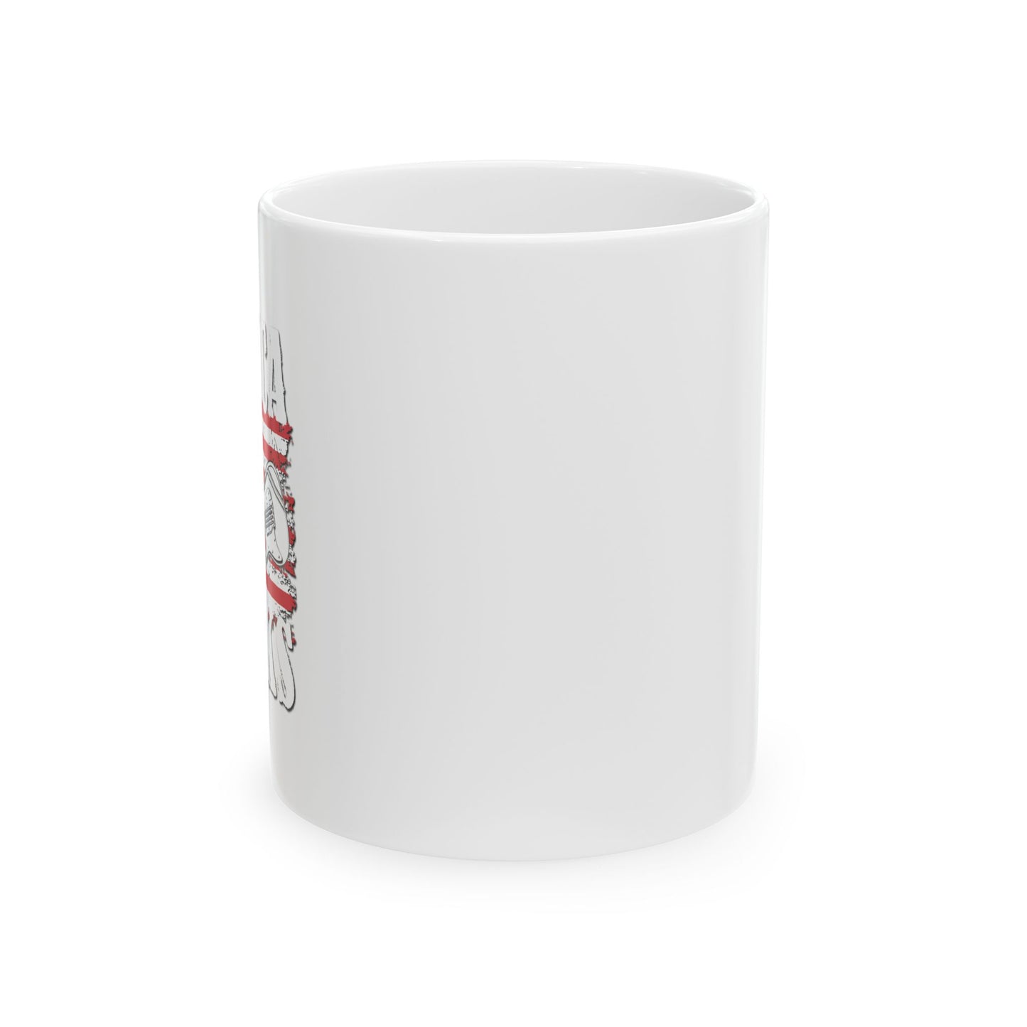 MERICA ROCKS WHITE MUG