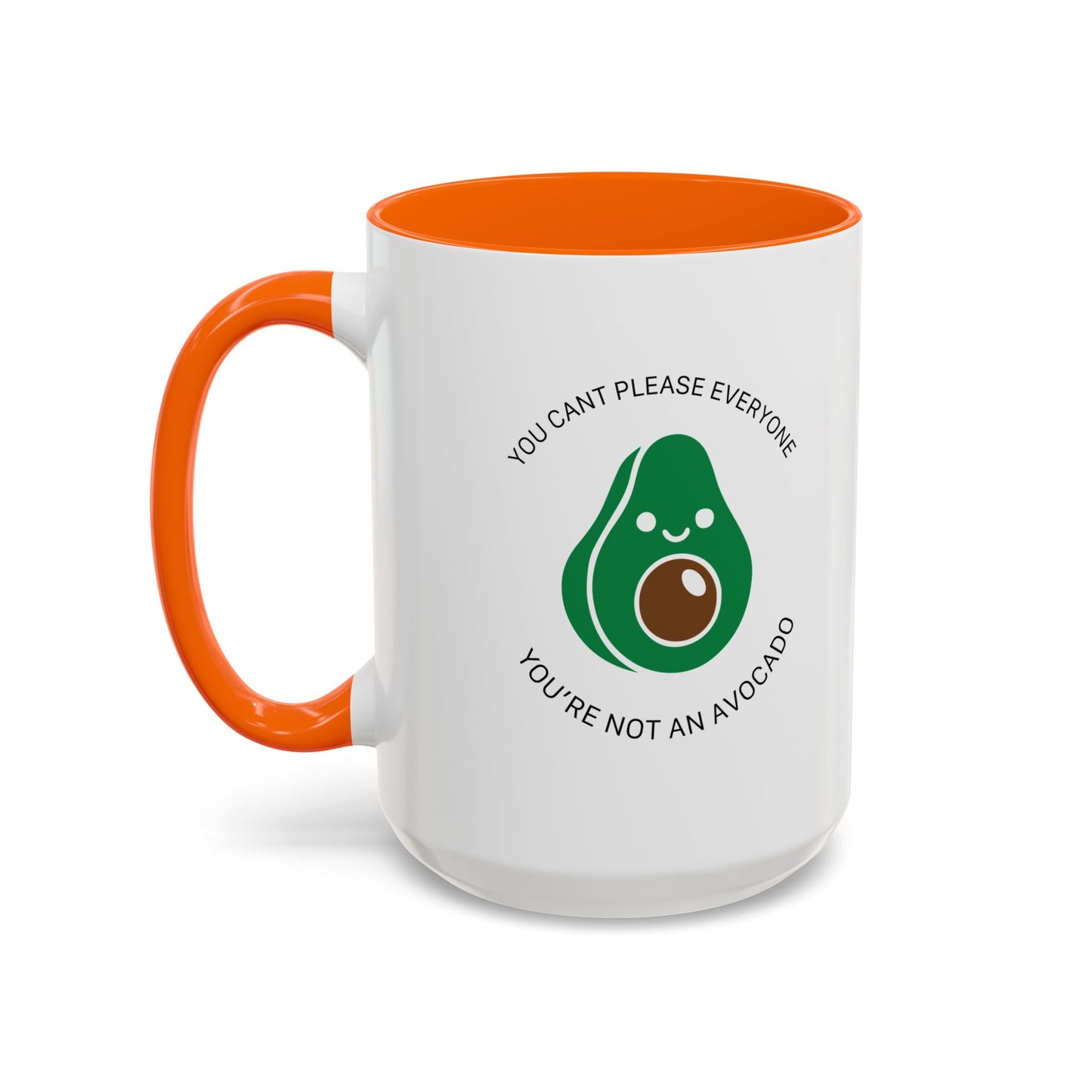 YOU’RE NOT AN AVOCADO Accent BiColor Funny Sarcastic Mug