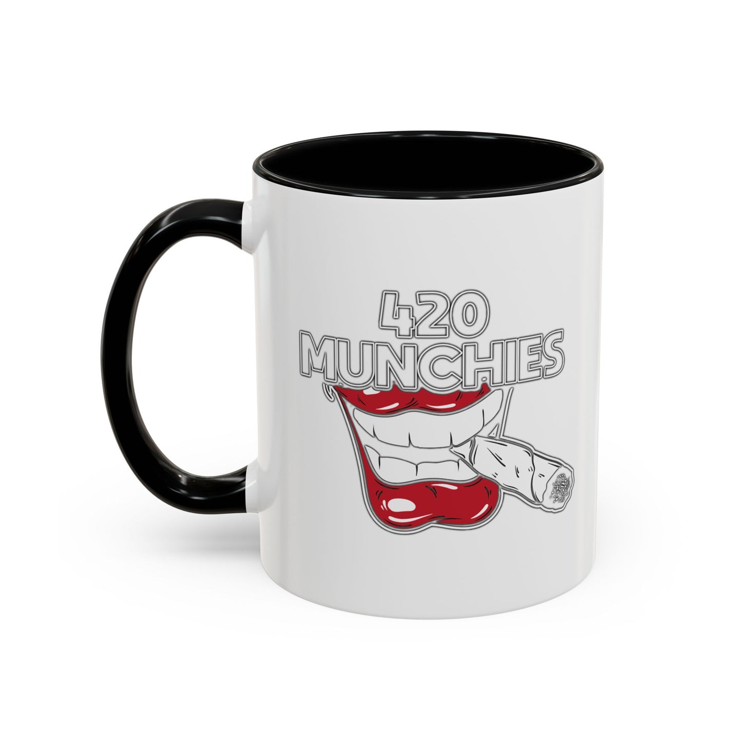 420 MUNCHIES Accent BiColor Funny Sarcastic Mug