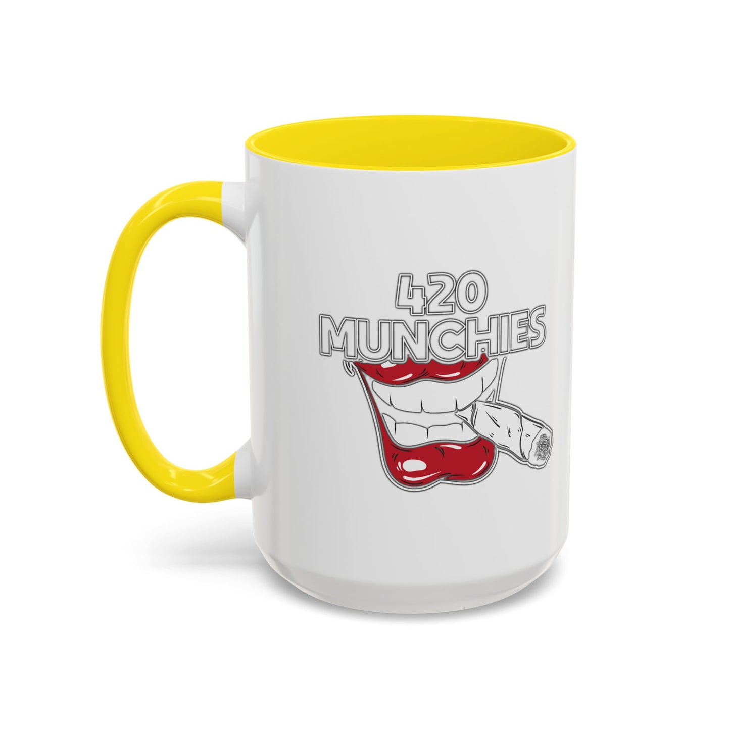 420 MUNCHIES Accent BiColor Funny Sarcastic Mug