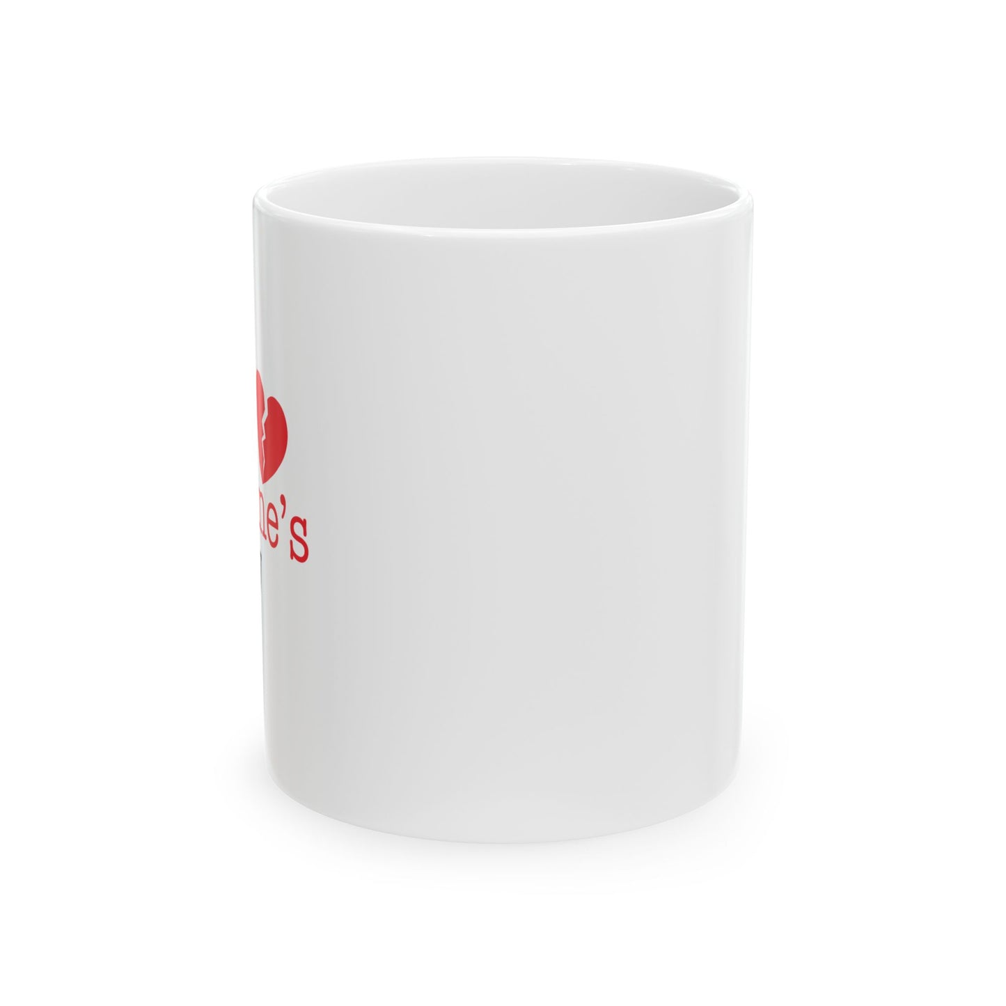 I HATE VALENTINE'S DAY FUNNY SARCASTIC WHITE MUG