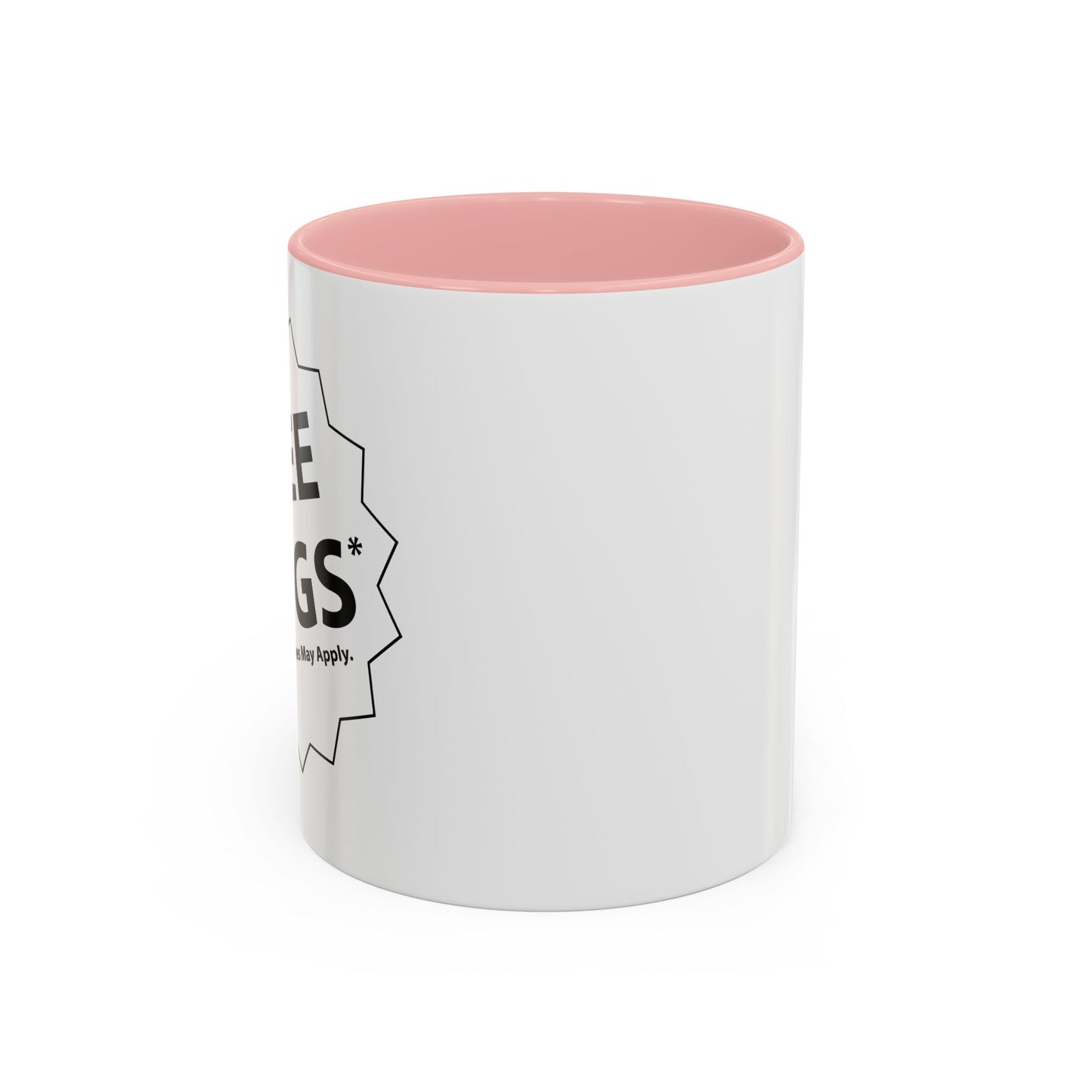 FREE HUGS Accent BiColor Funny Sarcastic Mug