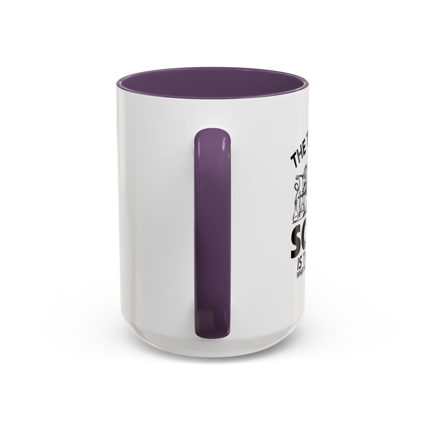 THE THING ABOUT A SCIENCE Accent BiColor Funny Sarcastic Mug