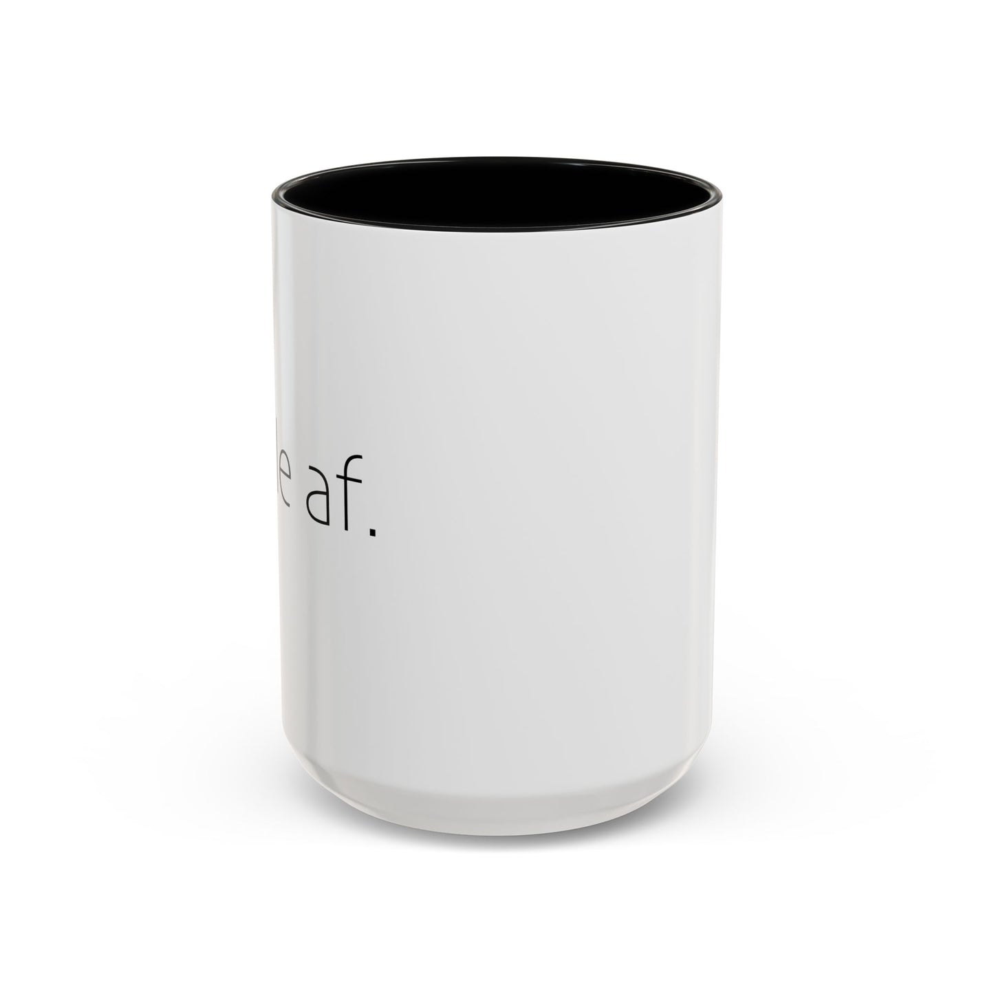 SINGLE AF Accent BiColor Funny Sarcastic Mug