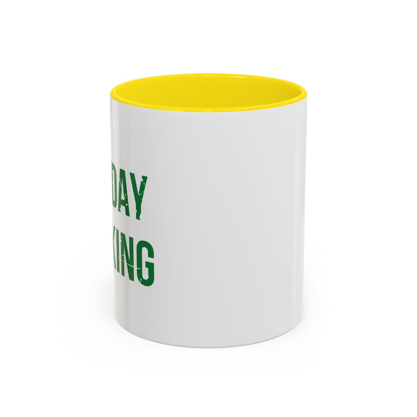 I HEART DAY DRINKING Accent BiColor Funny Sarcastic Mug