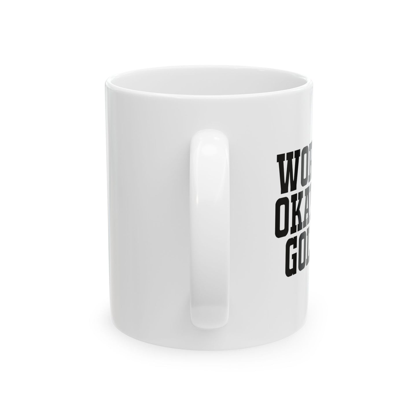 WORLD'S OKAYEST GOLFER FUNNY SARCASTIC MUG