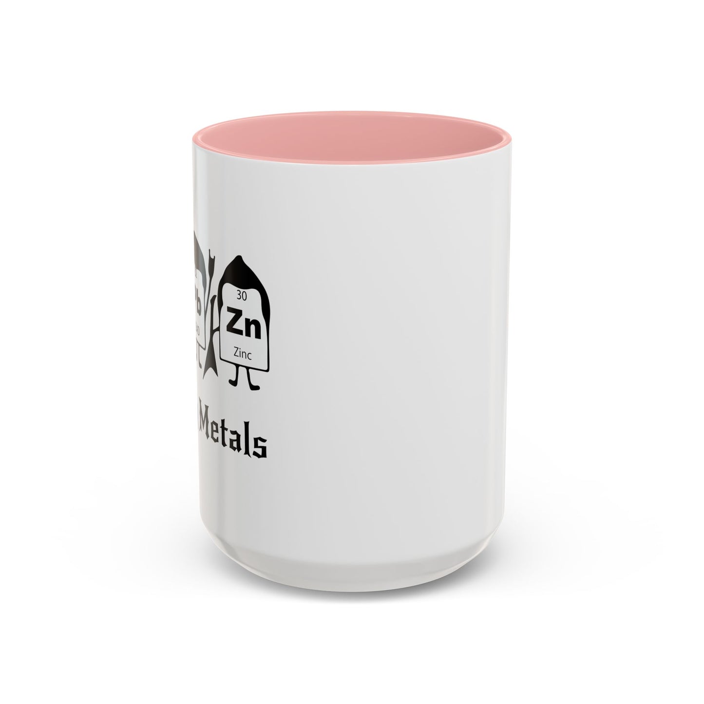 HEAVY METALS Accent BiColor Funny Sarcastic Mug