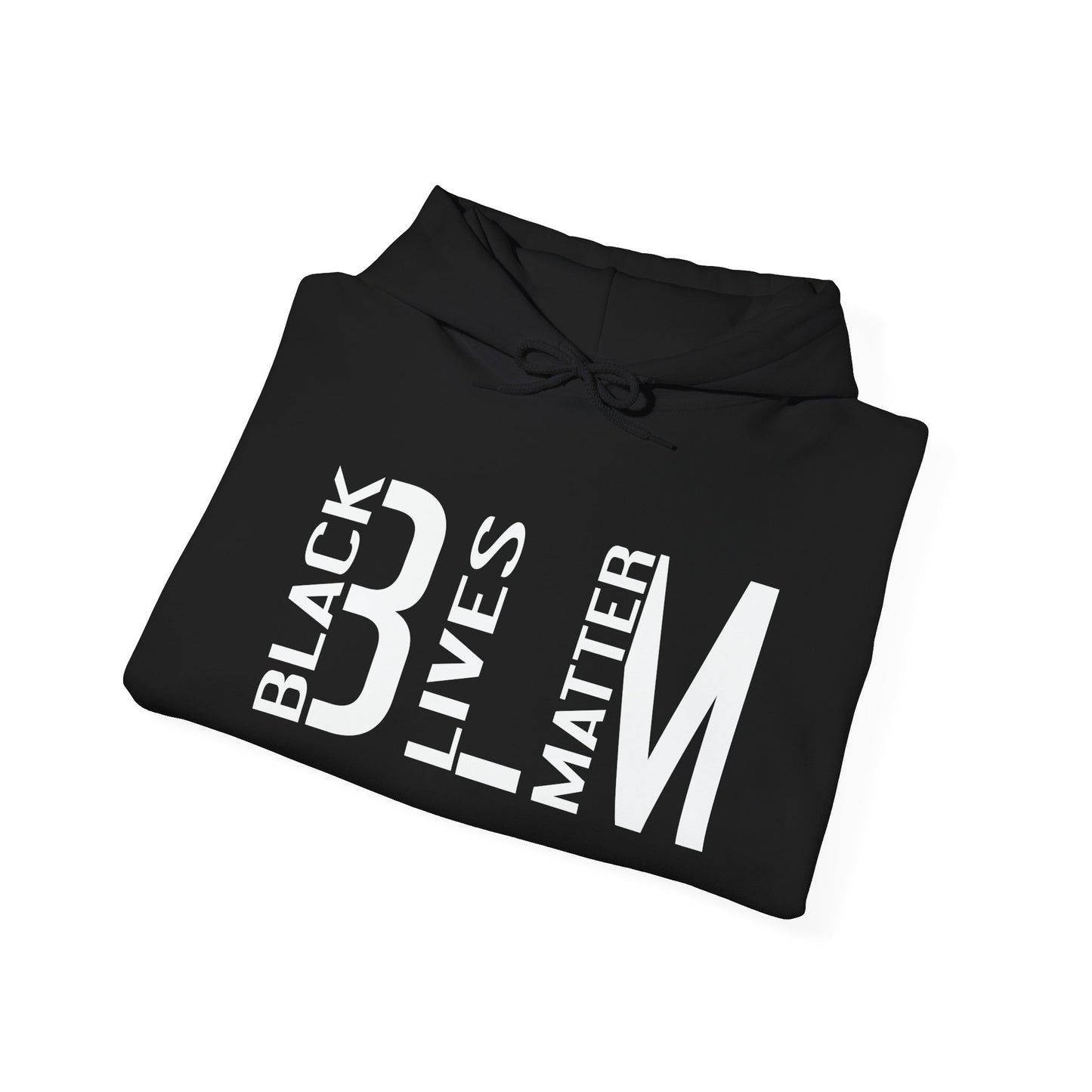 BLM BLACK LIVES MATTER - Premium Unisex Funny Sarcastic Black Hoodie Sweatshirt