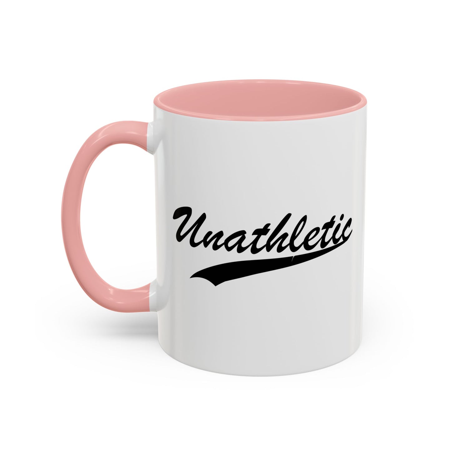 UNATHLETIC Accent BiColor Funny Sarcastic Mug