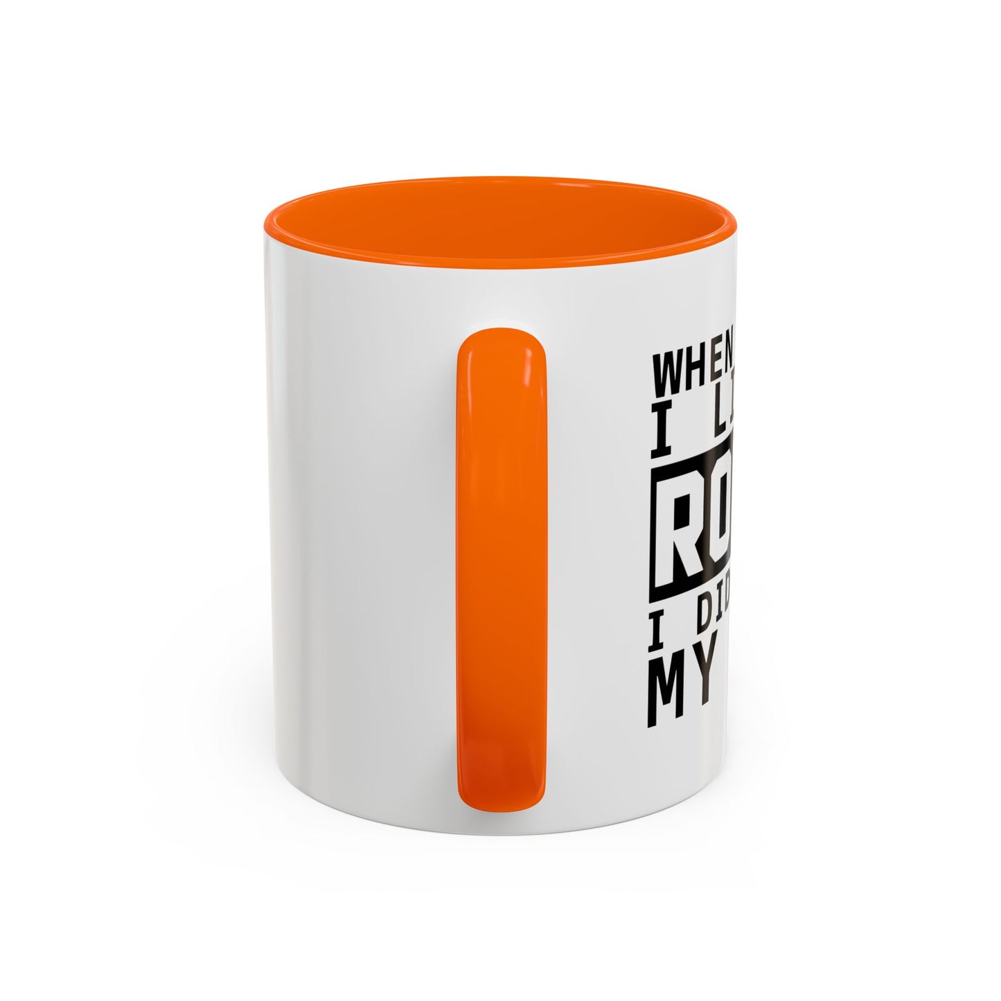 I LIKE IT ROUGH Accent BiColor Funny Sarcastic Mug