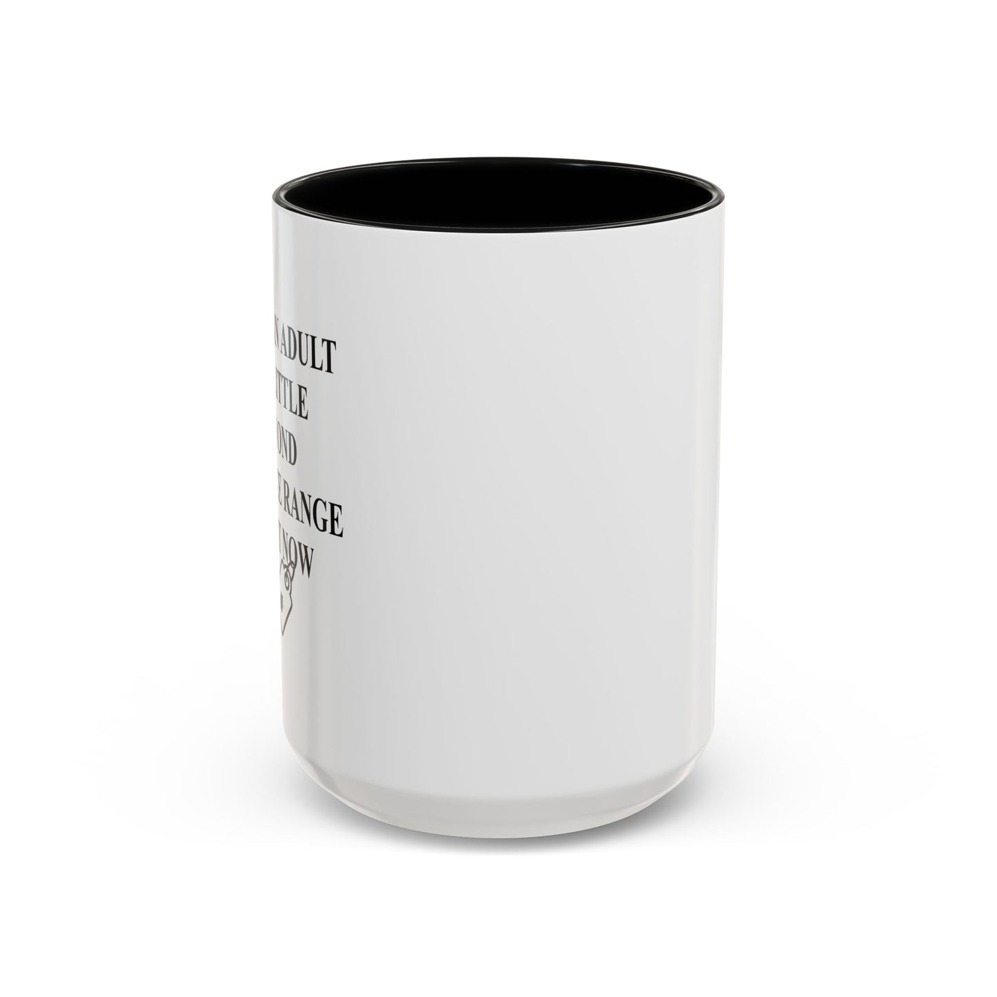 BEYONG MY PRICE RANGE Accent BiColor Funny Sarcastic Mug