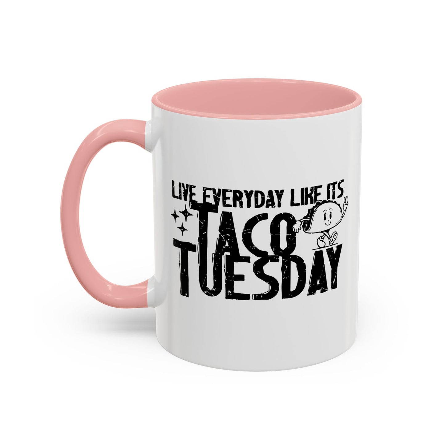 TACO TUESDAY Accent BiColor Funny Sarcastic Mug