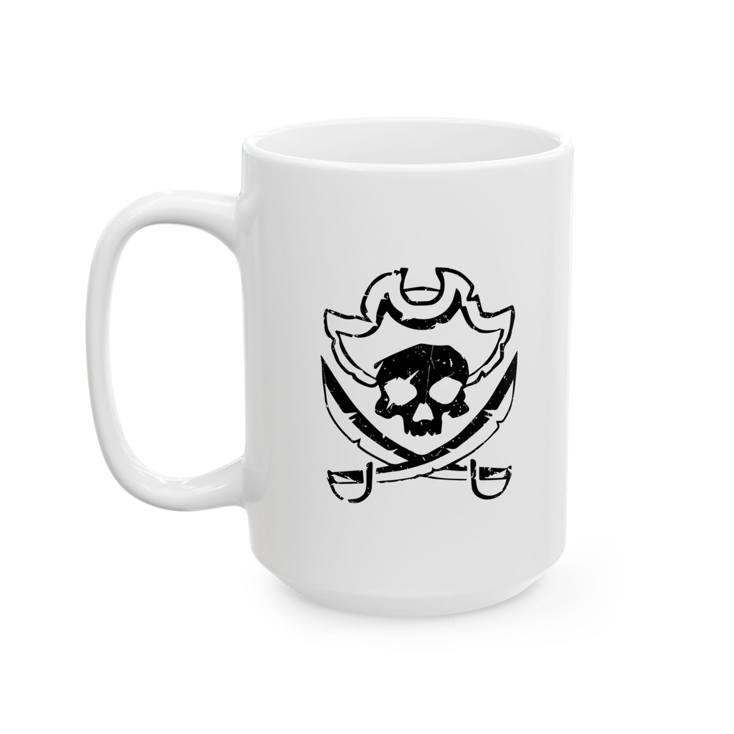 SCARED SKULL White Mug