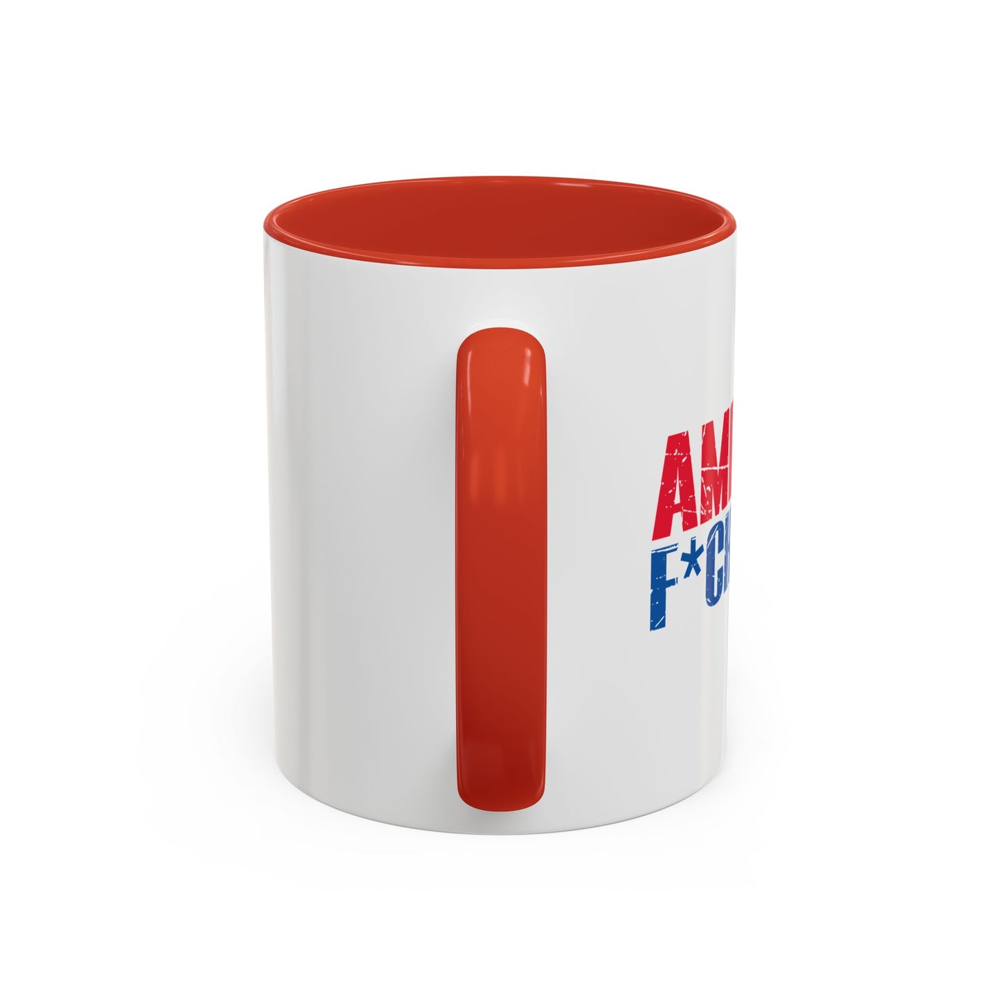 AMERICA FUCK YEAH Accent BiColor Funny Sarcastic Mug