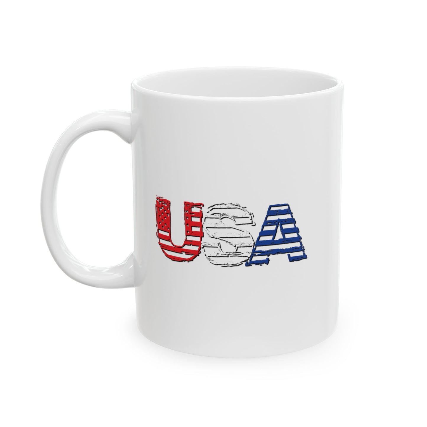 USA WHITE MUG