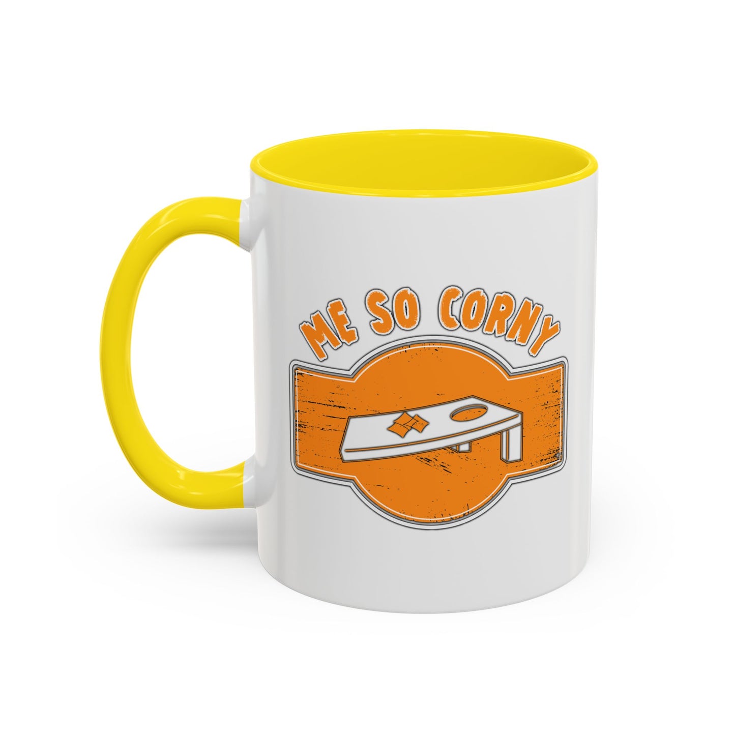 ME SO CORNY Accent BiColor Funny Sarcastic Mug