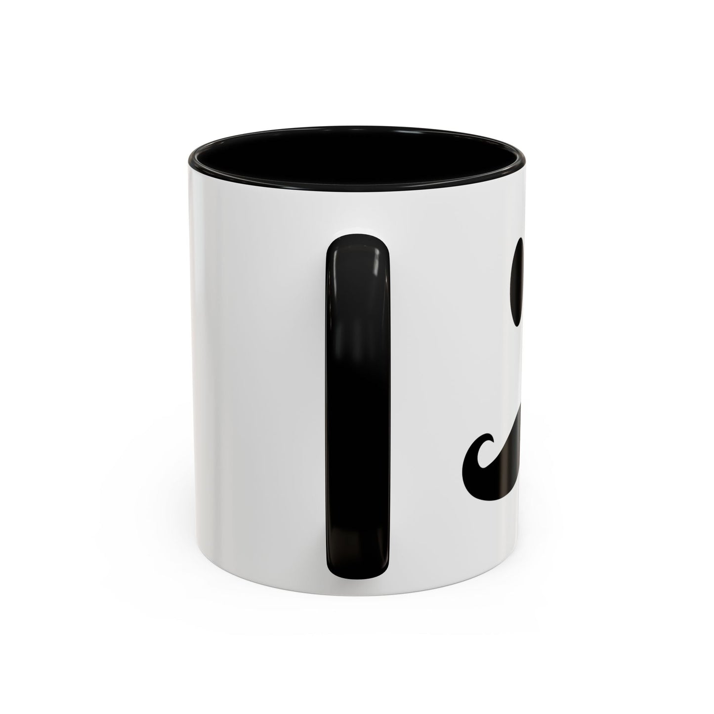 MOUSTACHE SMILE Accent BiColor Funny Sarcastic Mug