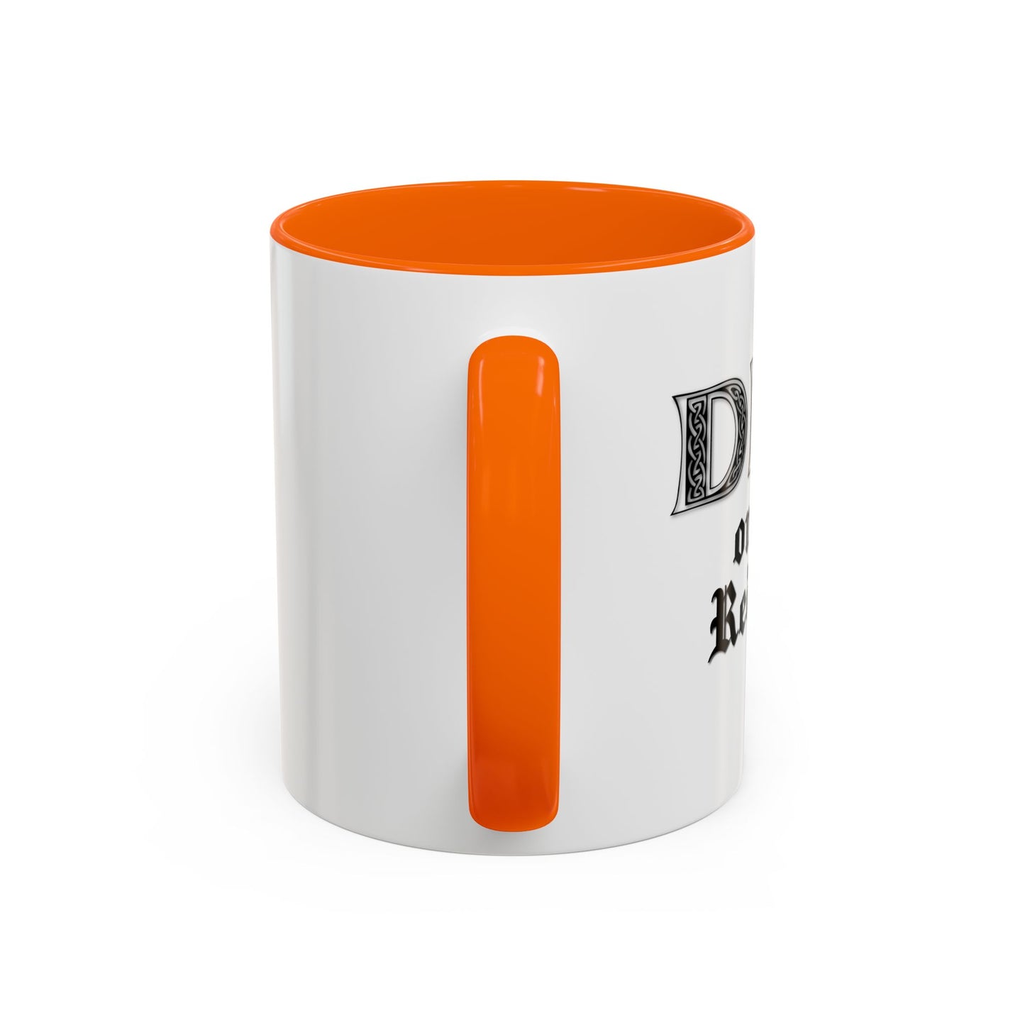 DIBS ON THE REDHEAD Accent BiColor Funny Sarcastic Mug