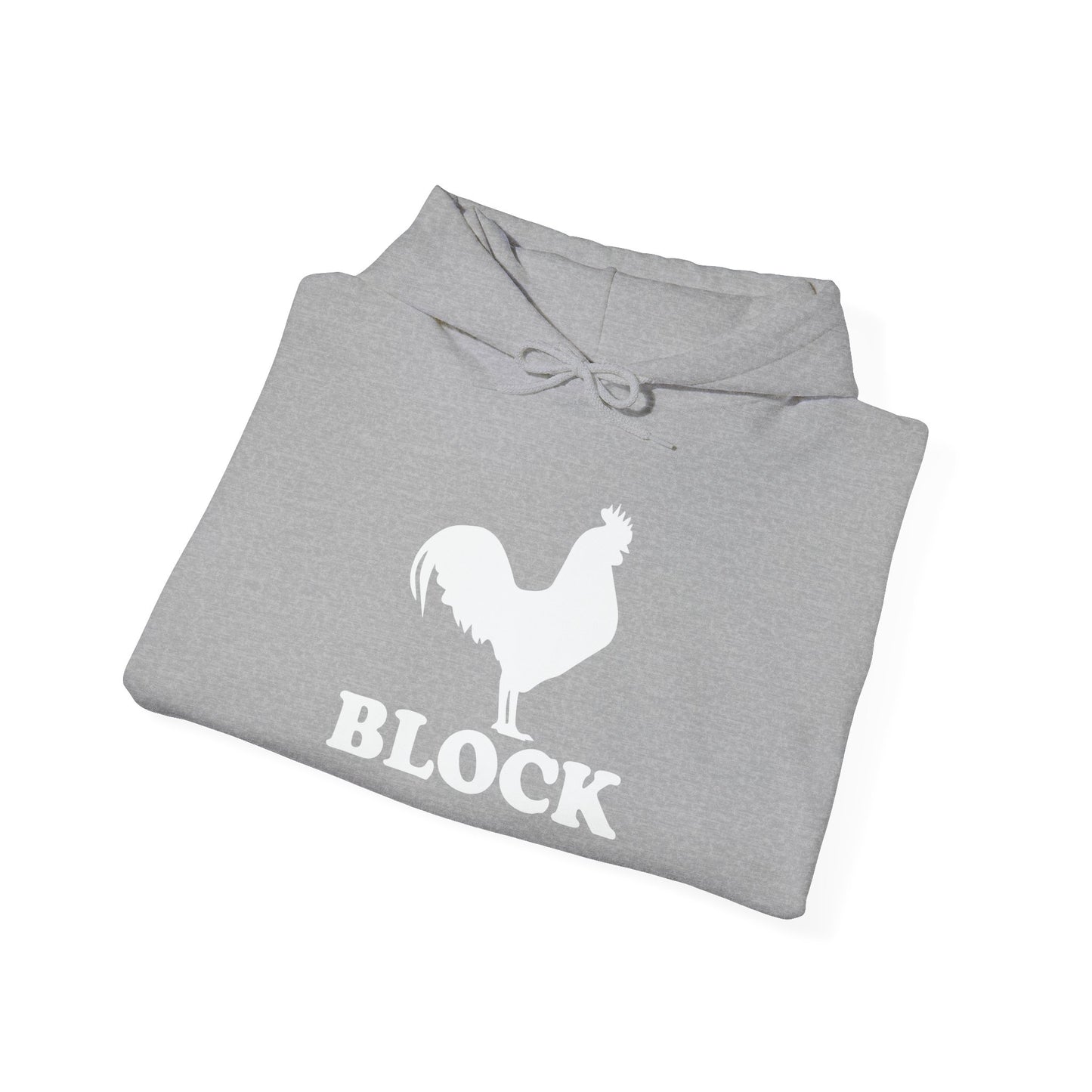 COCK BLOCK - Premium Unisex Funny Sarcastic Black Hoodie Sweatshirt