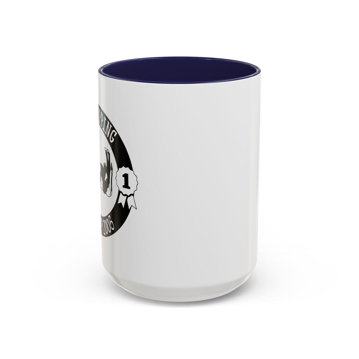 COW TIPPING CHAMP Accent BiColor Funny Sarcastic Mug