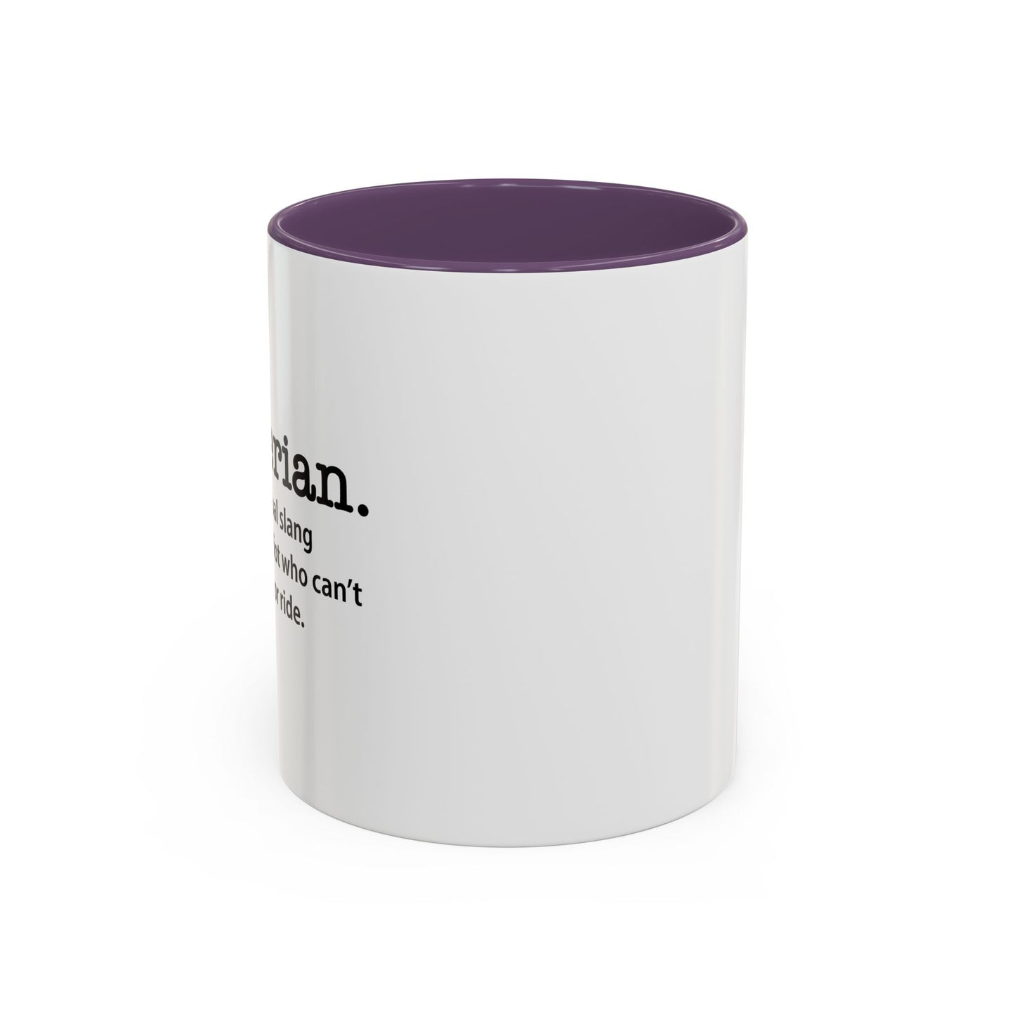 Vegeterian Accent BiColor Funny Sarcastic Mug