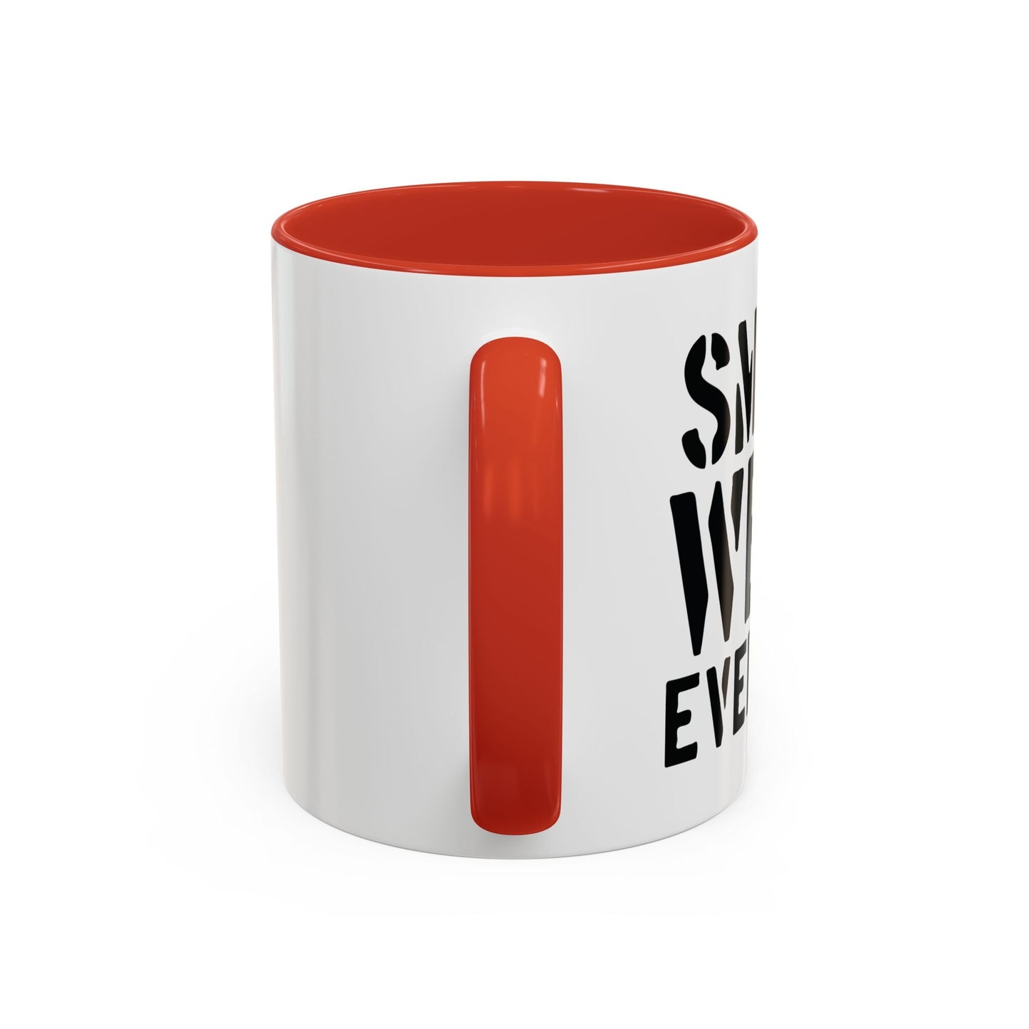 SMOKE WEED EVERYDAY Accent BiColor Funny Sarcastic Mug