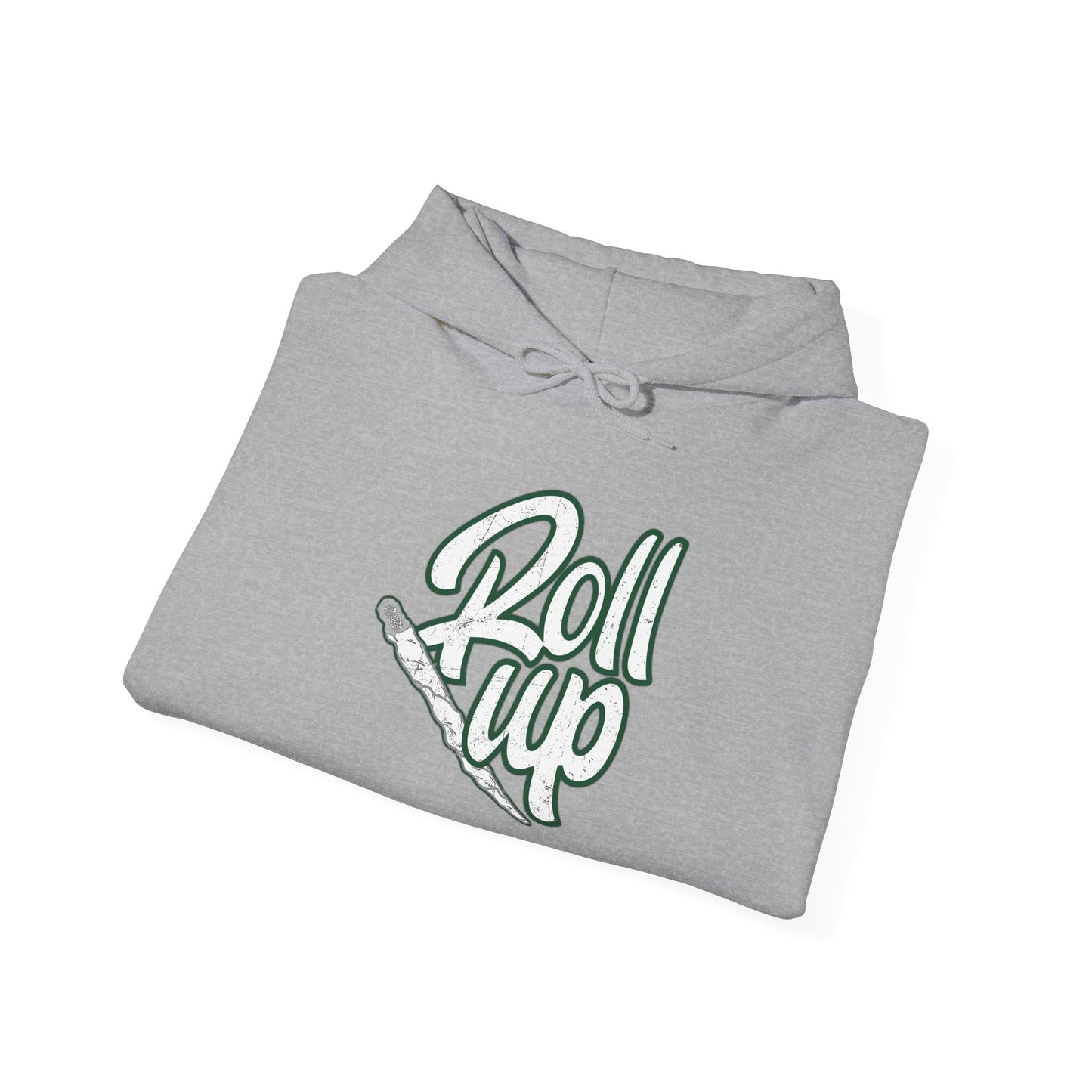 ROLL UP - Premium Unisex Funny Sarcastic Black Hoodie Sweatshirt