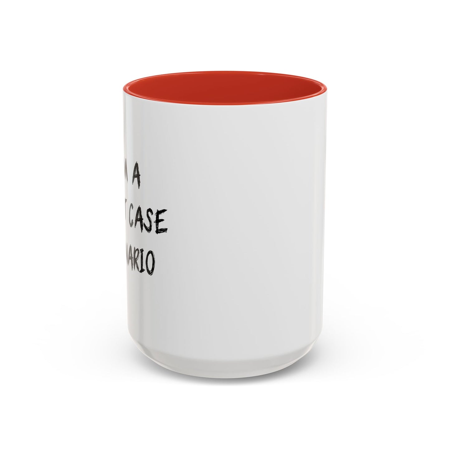 I AM WORST CASE SCENARIO Accent BiColor Funny Sarcastic Mug