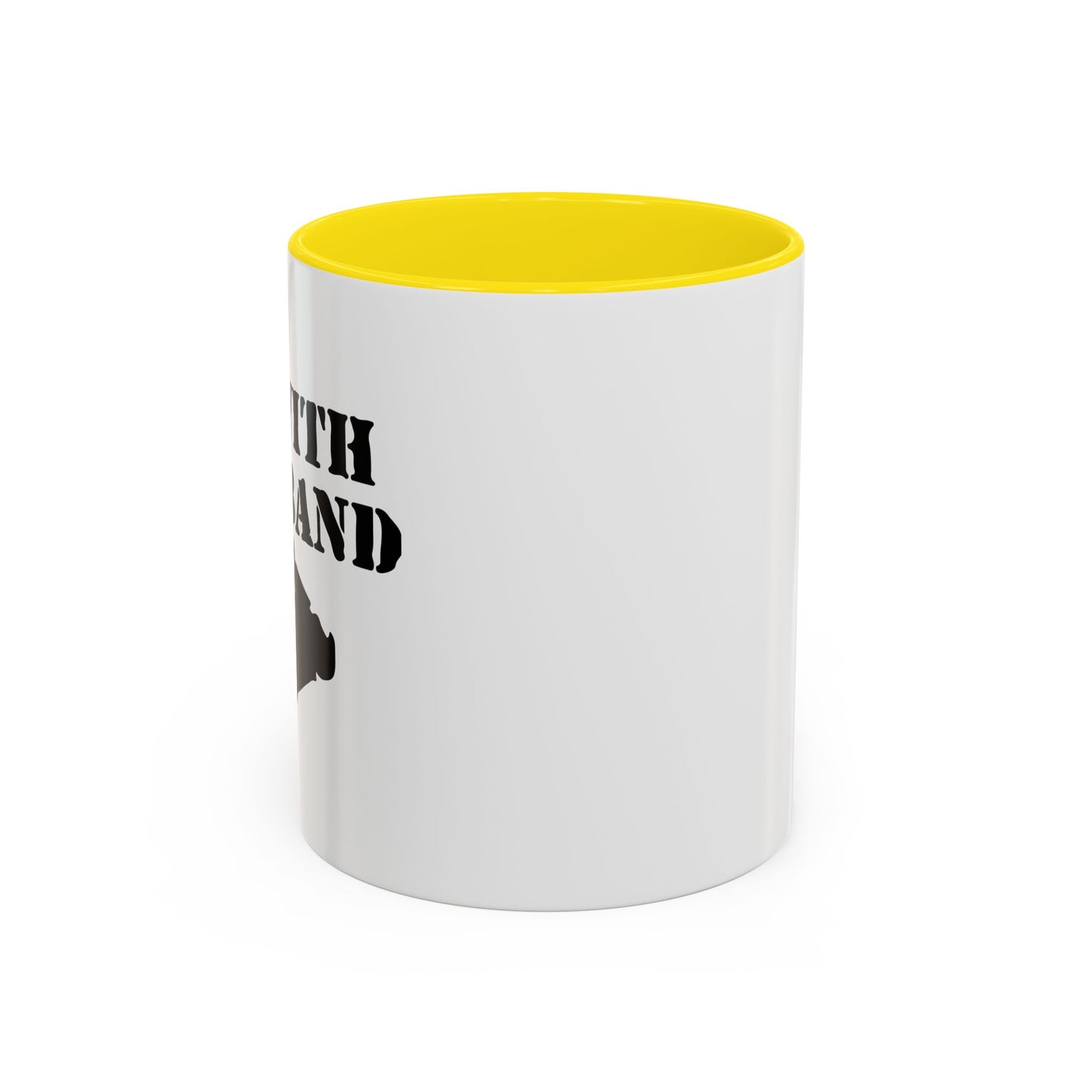 I'M WITH THE BAND Accent BiColor Funny Sarcastic Mug