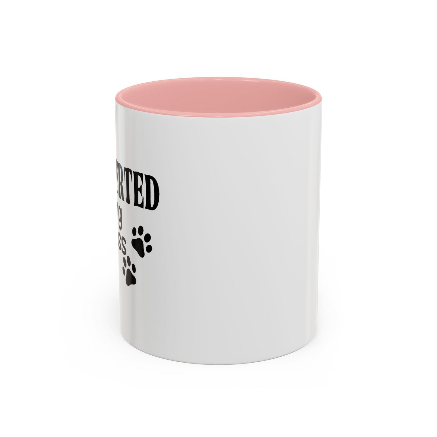 INTROVERTED BUT WILLING TO DISCUSS MY DOG Accent BiColor Funny Sarcastic Mug