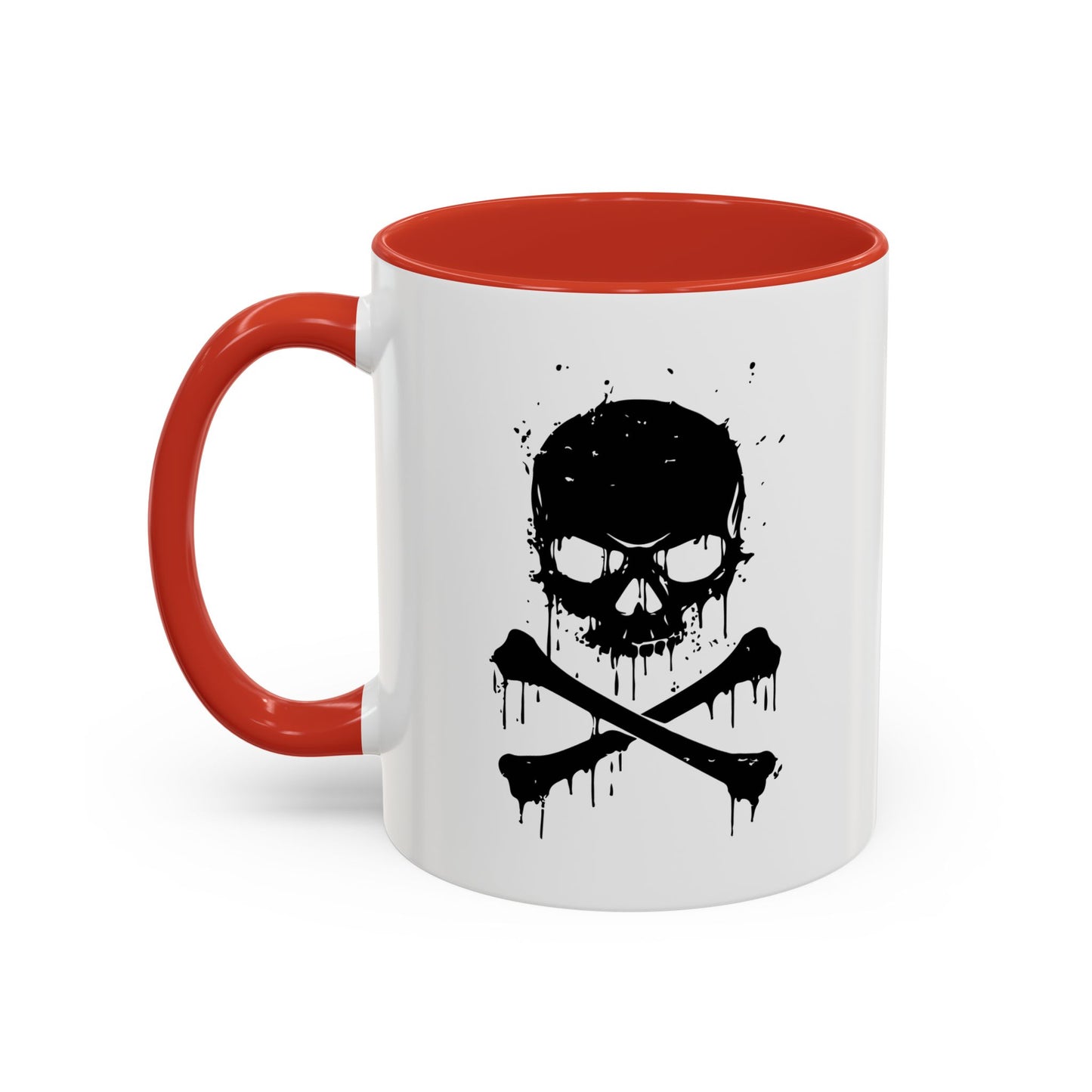 DRIP SKULL Accent BiColor Funny Sarcastic Mug