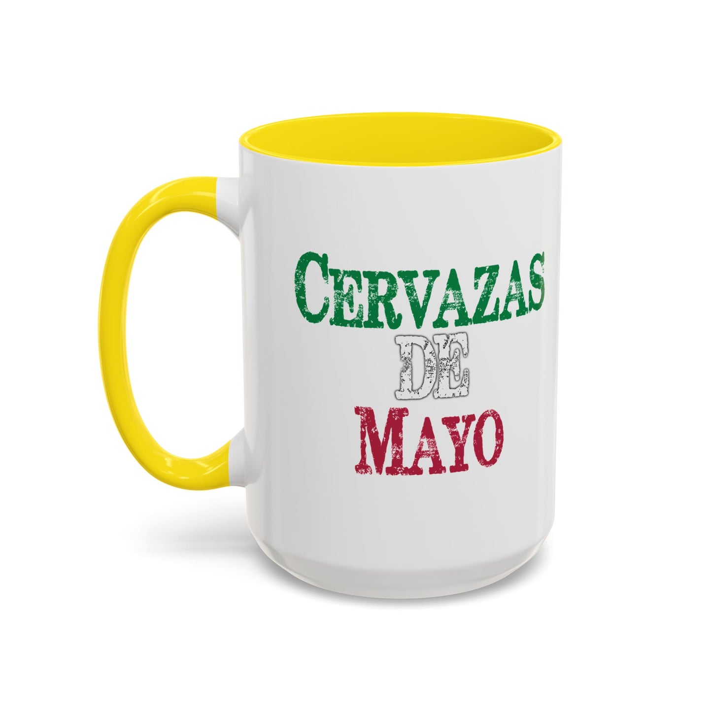 CERVAZAS DE MAYO Accent BiColor Funny Sarcastic Mug