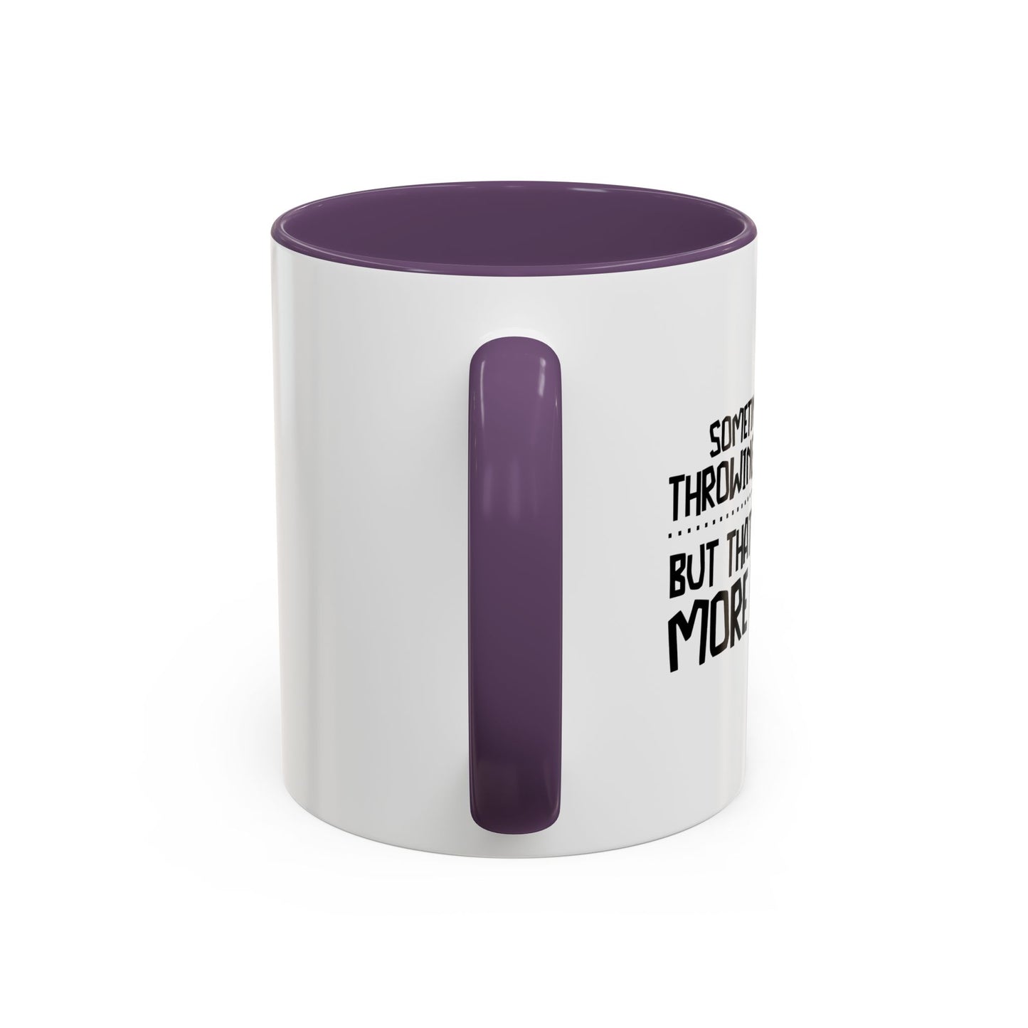 I FEEL LIKE THROWING IN THE TOWEL Accent BiColor Funny Sarcastic Mug