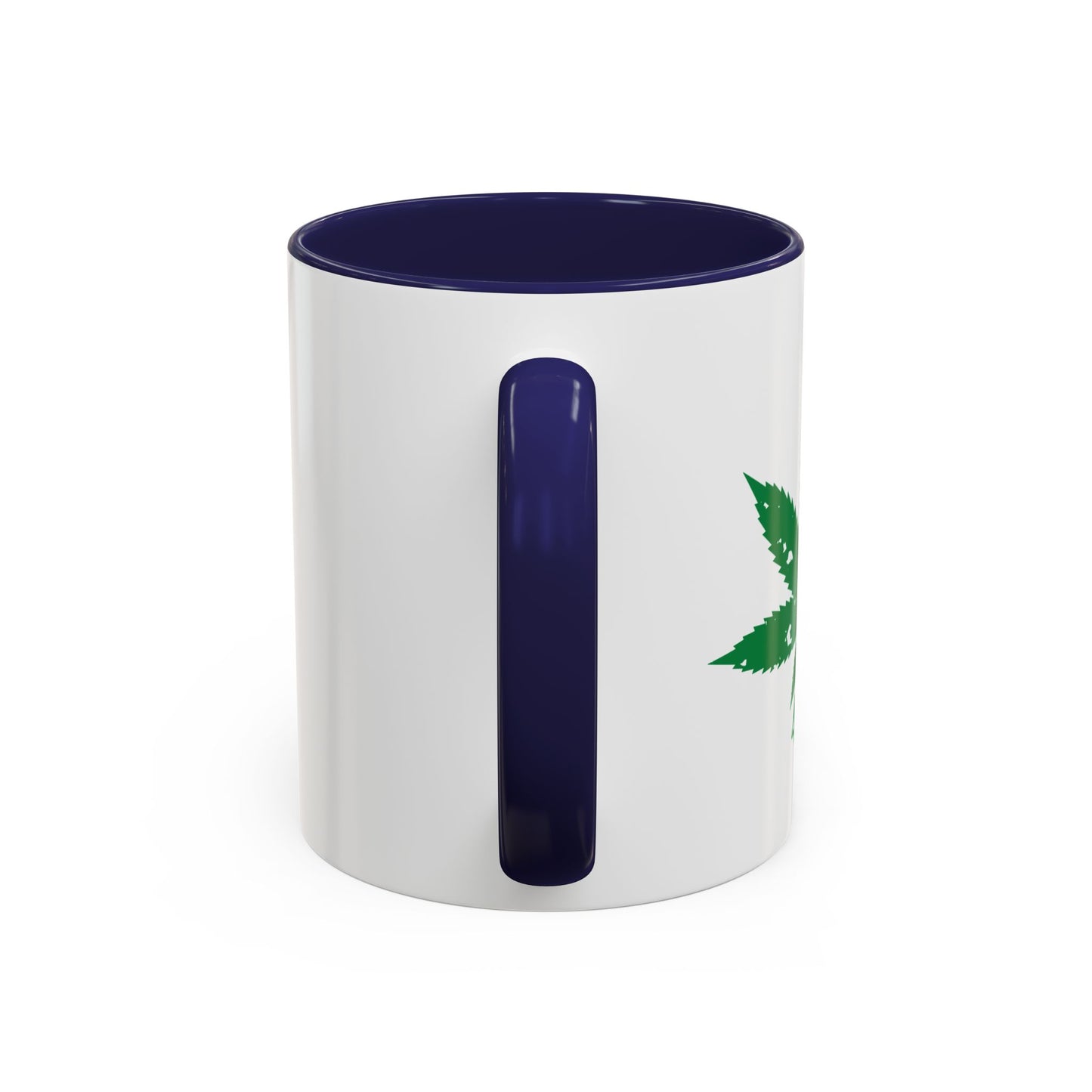 WEED LEAF 420 Accent BiColor Funny Sarcastic Mug