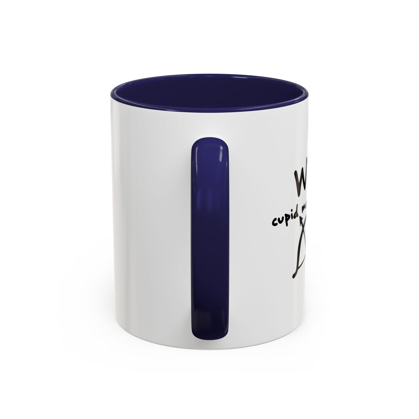 WTF. CUPID Accent BiColor Funny Sarcastic Mug