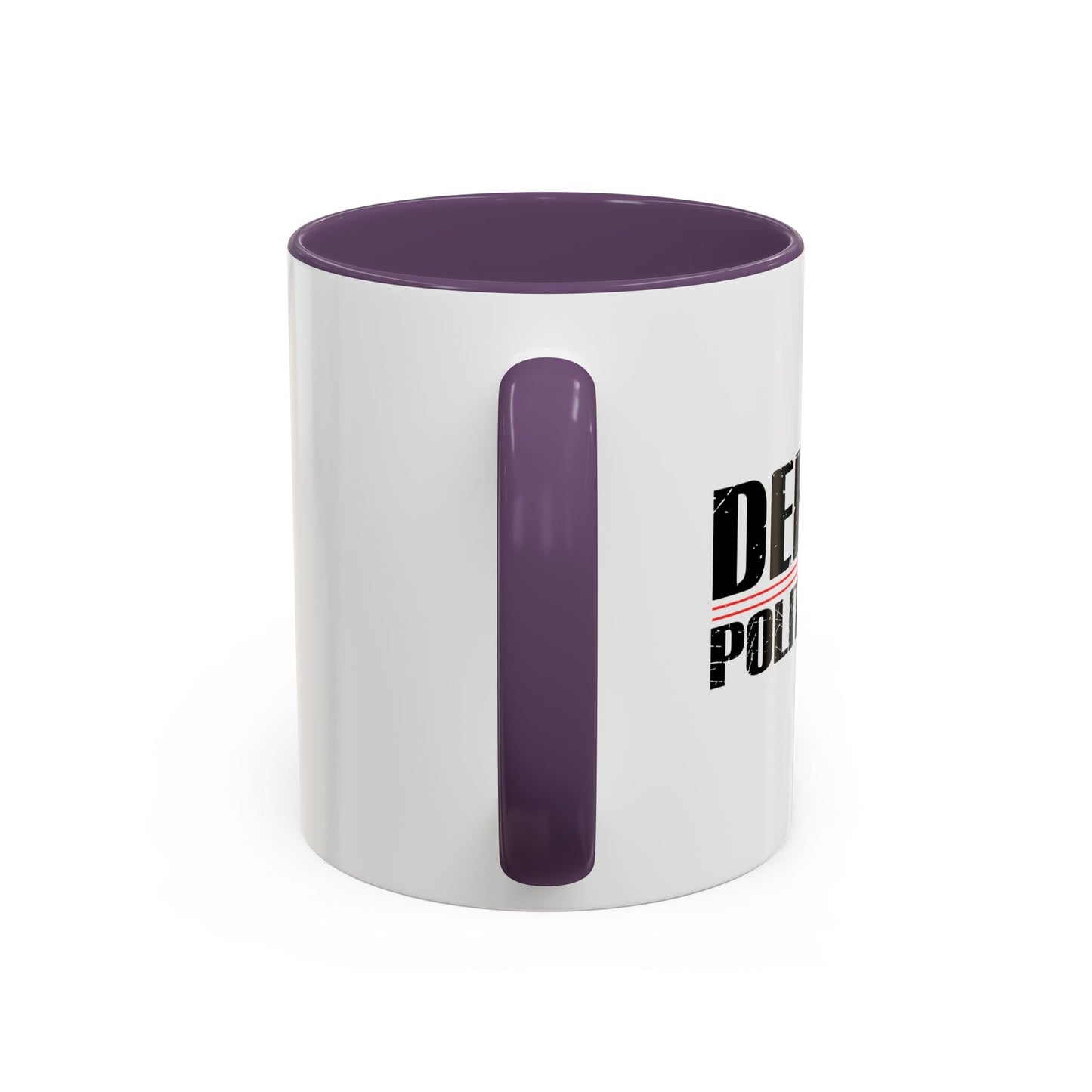 DEFUND POLITICIANS Accent BiColor Funny Sarcastic Mug