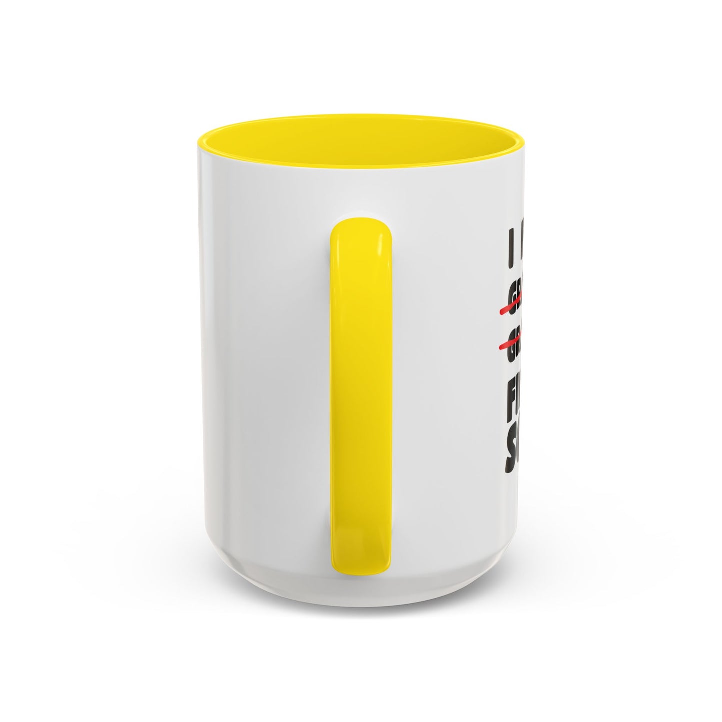 FINALLY FINISHED SCHOOL Accent BiColor Funny Sarcastic Mug