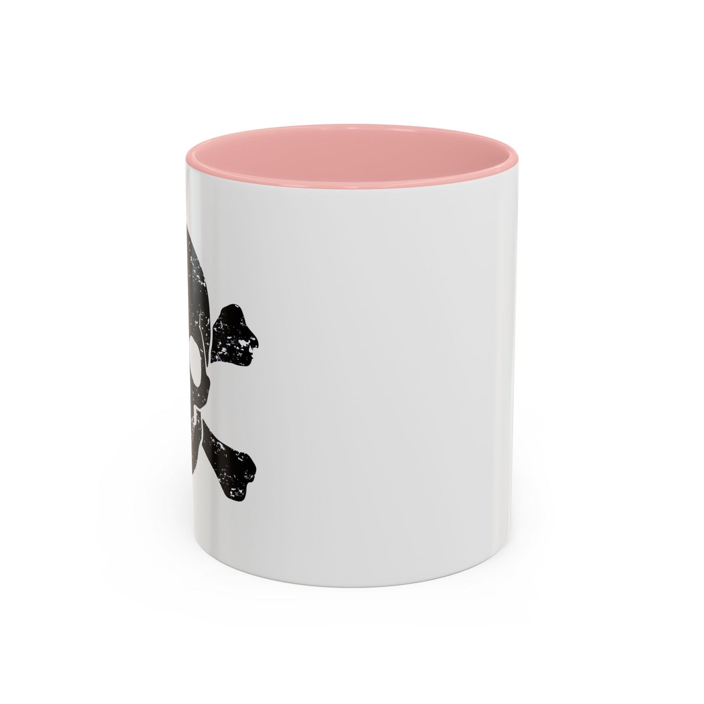 SKULL HEAD BONES Accent BiColor Funny Sarcastic Mug