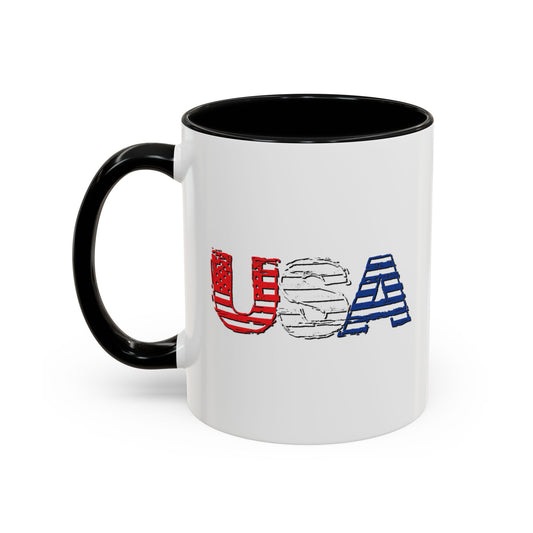 USA Accent BiColor Funny Sarcastic Mug