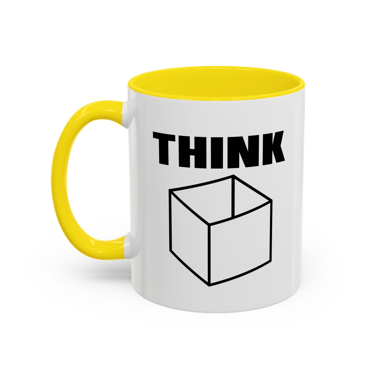 THINK Accent BiColor Funny Sarcastic Mug