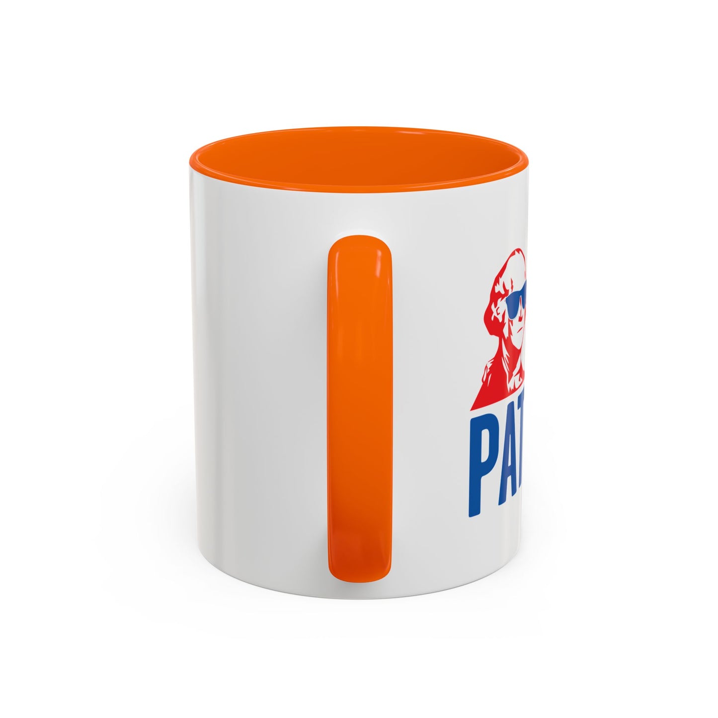 PARTY LIKE A PATRIOT Accent BiColor Funny Sarcastic Mug